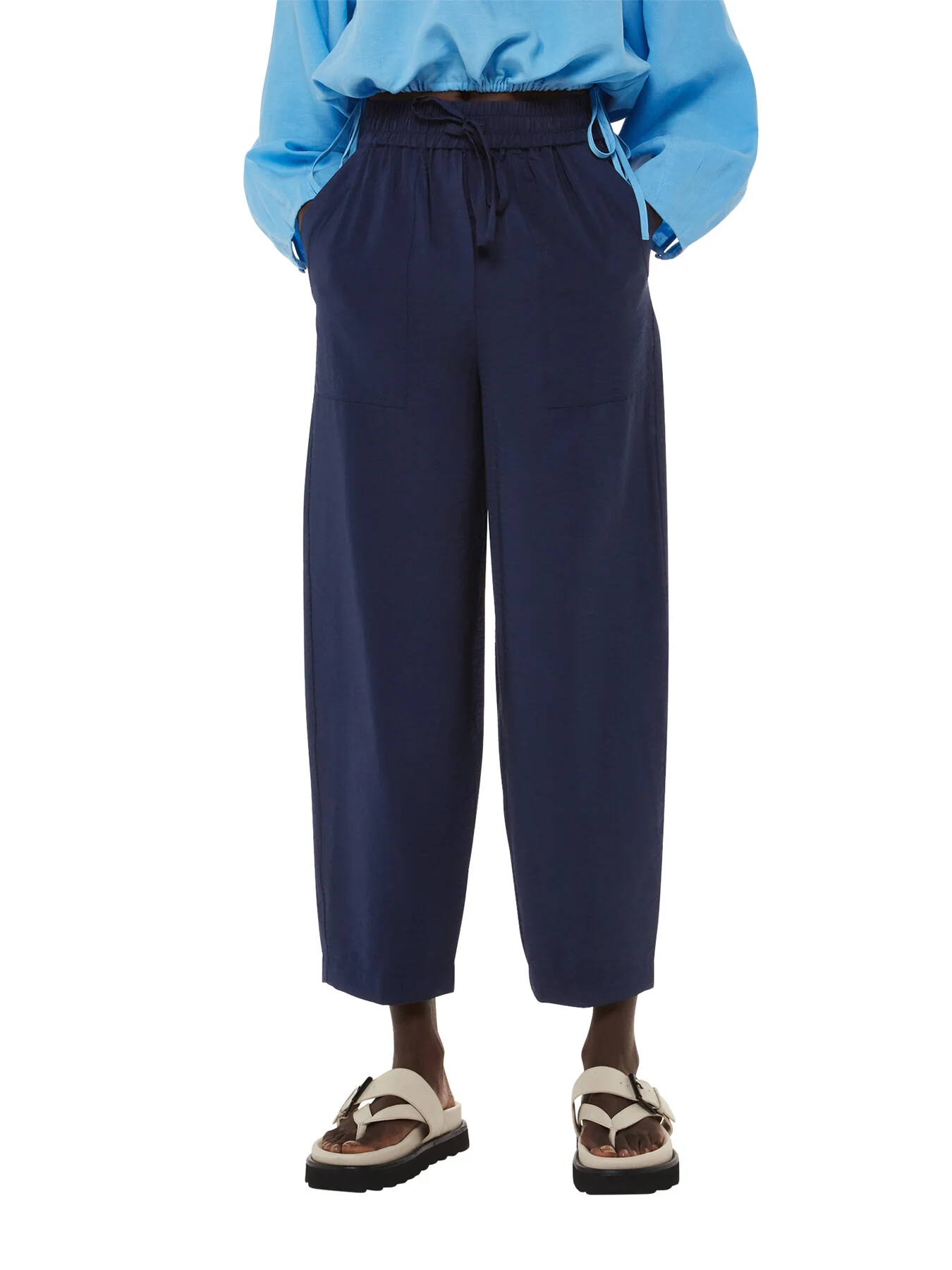 Tie Waist Nicola Trousers - Image 4