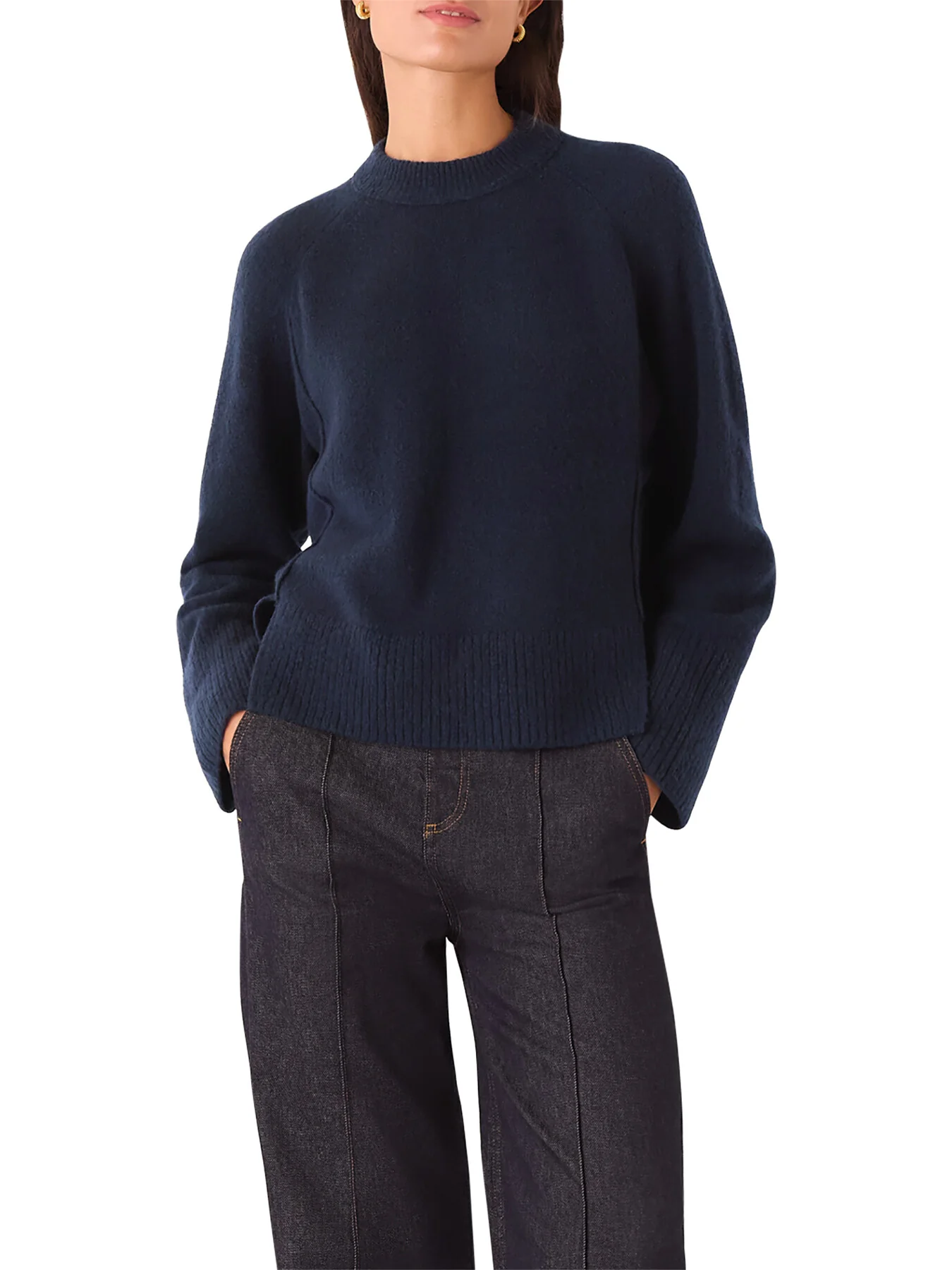 Wool Mix Side Split Knit - Image 2