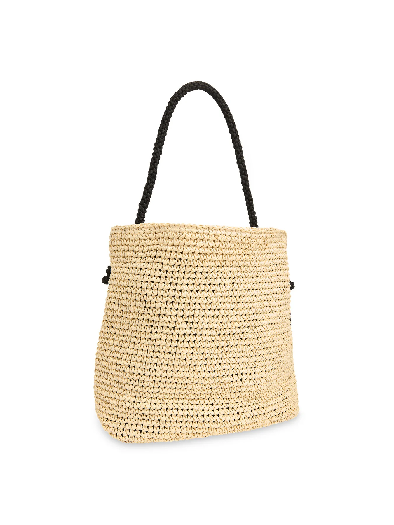 Attie Rope Handle Straw Tote - Image 3