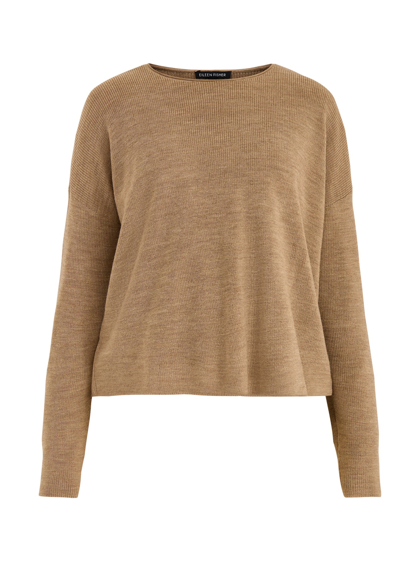 Seam Detail Crew Knit Neutral