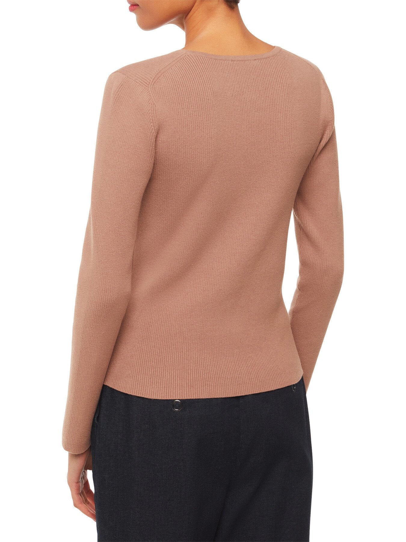 Ribbed Button Through Cardigan - Image 3