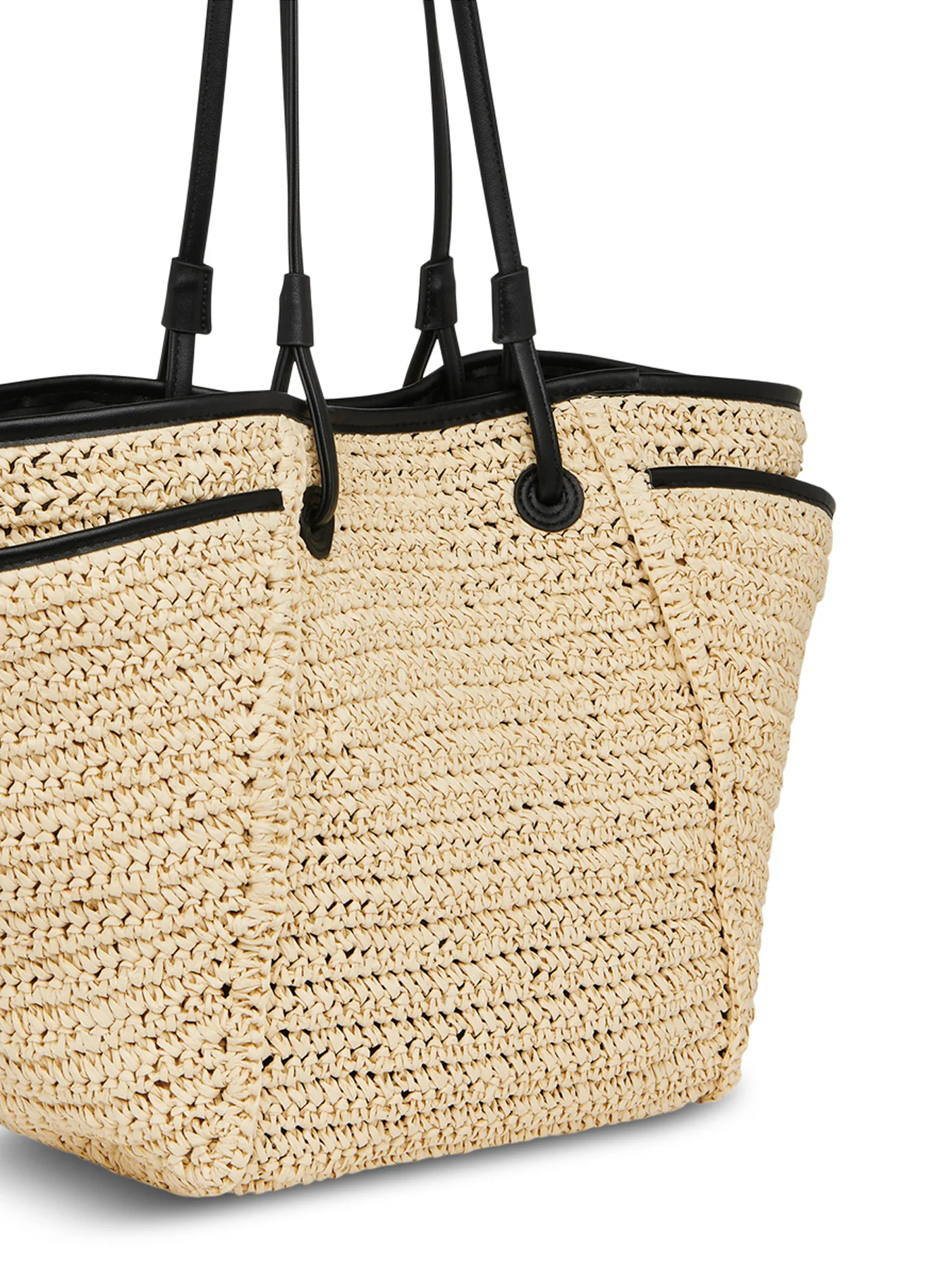 Zoelle Straw Tote Bag - Image 3