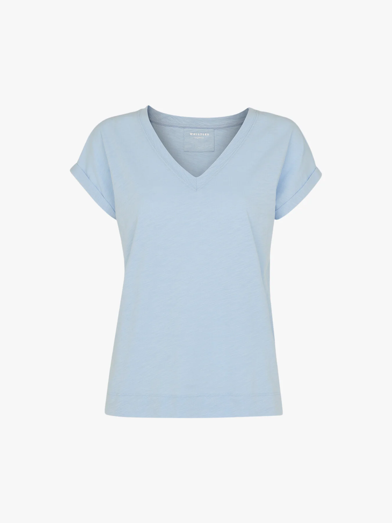 Willa V Neck Cap Sleeve Tee