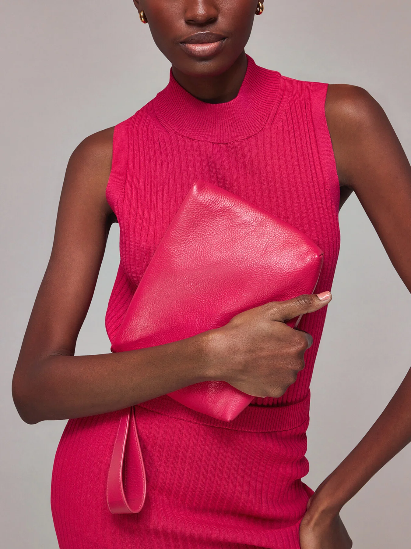 Avah Zip Top Clutch - Image 5