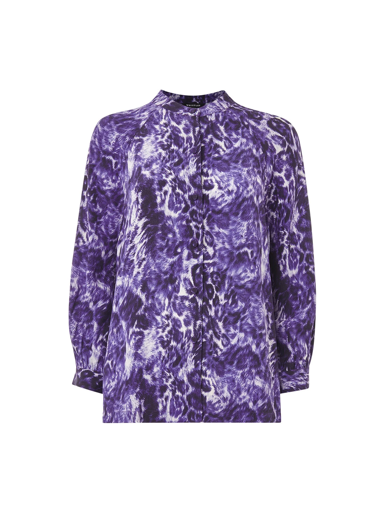 Glossy Leopard Raglan Shirt
