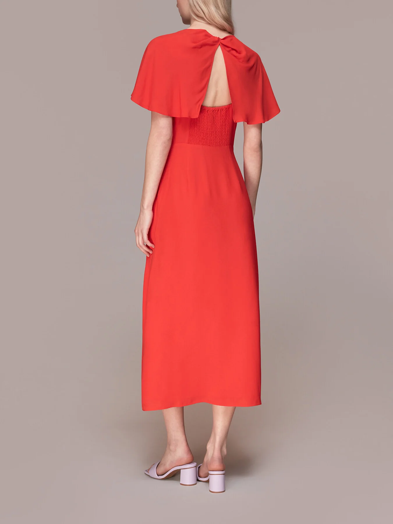 Annabelle Cape Sleeve Dress - Image 3