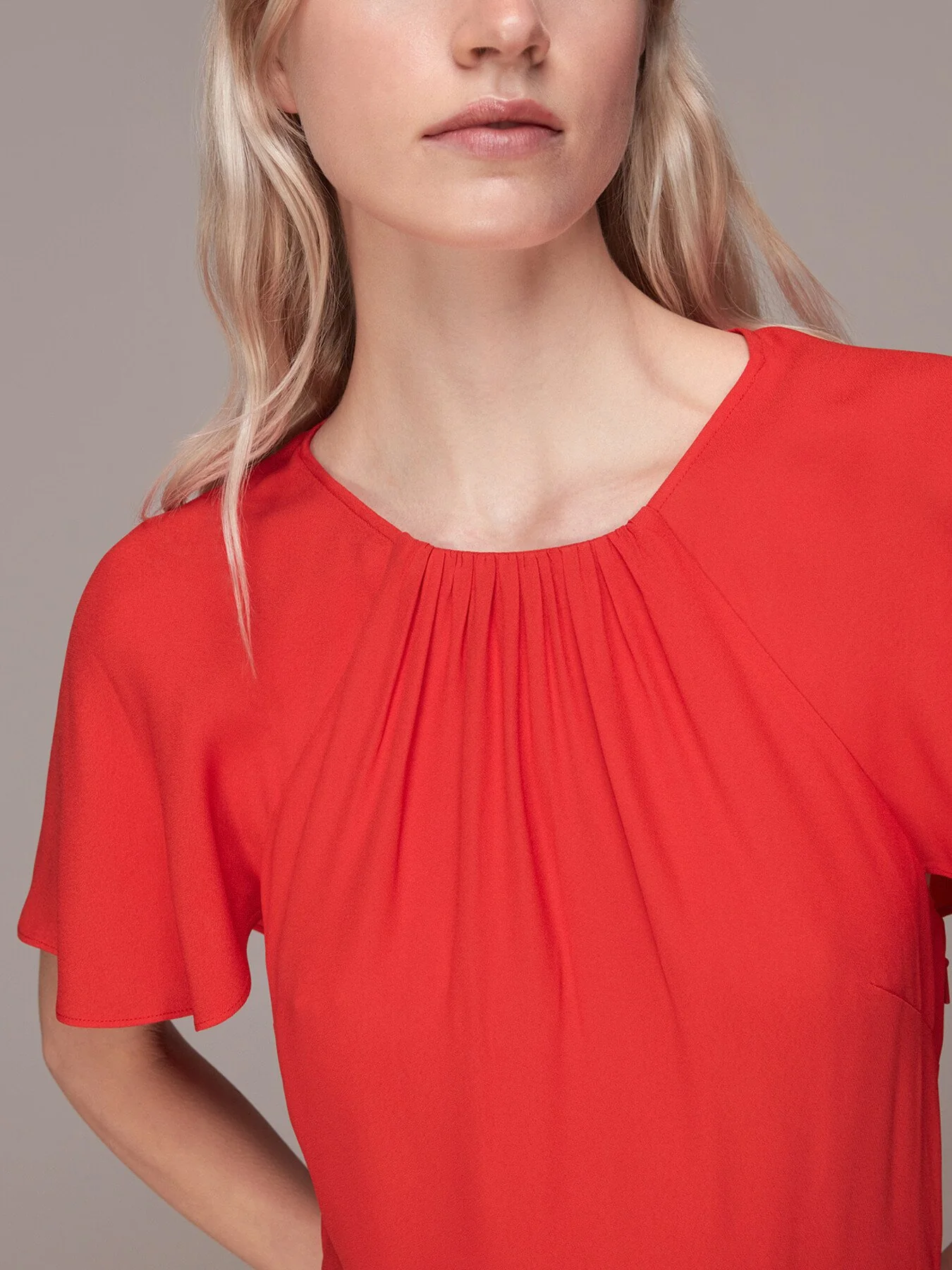 Annabelle Cape Sleeve Dress - Image 4