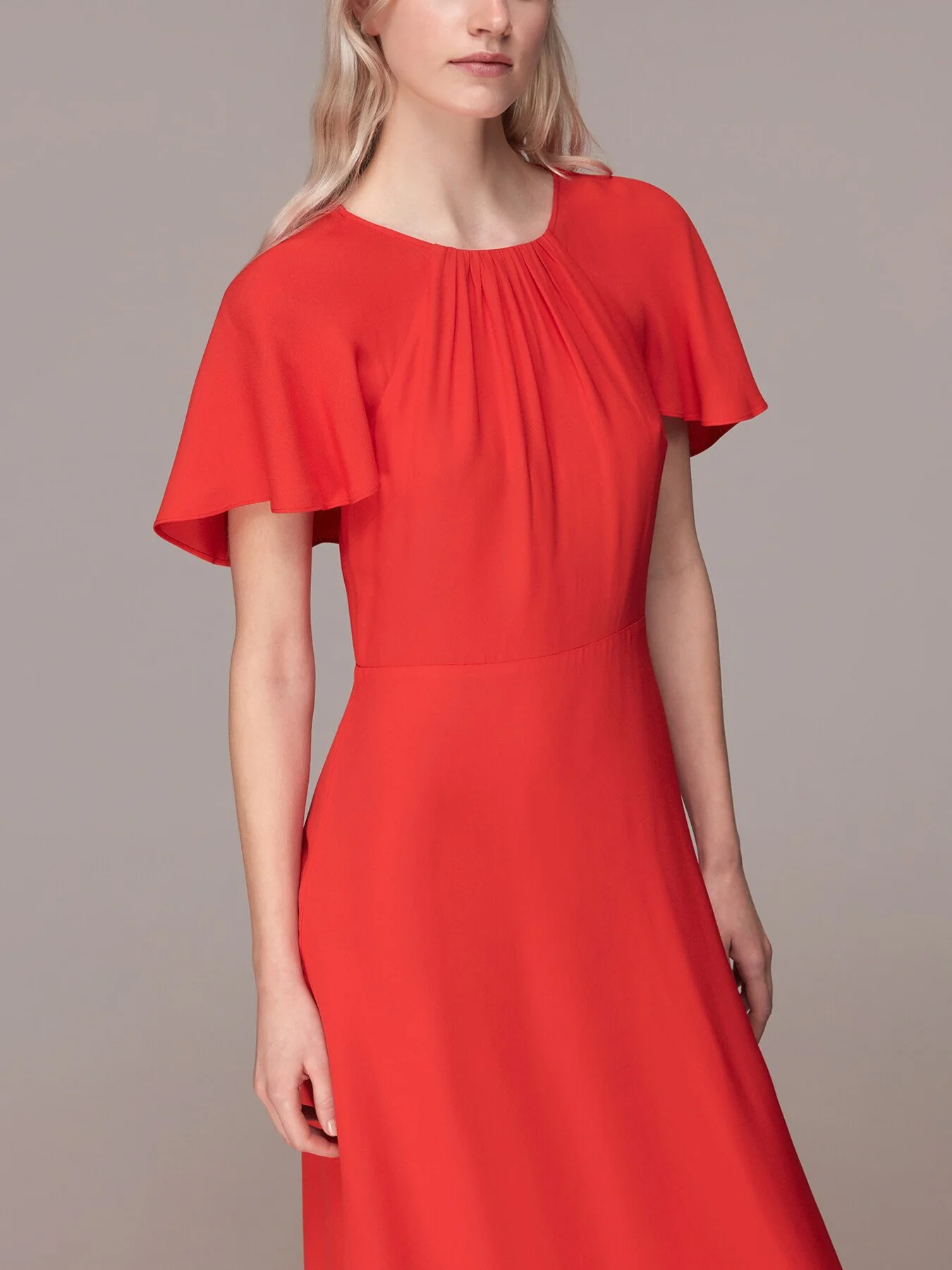 Annabelle Cape Sleeve Dress - Image 5