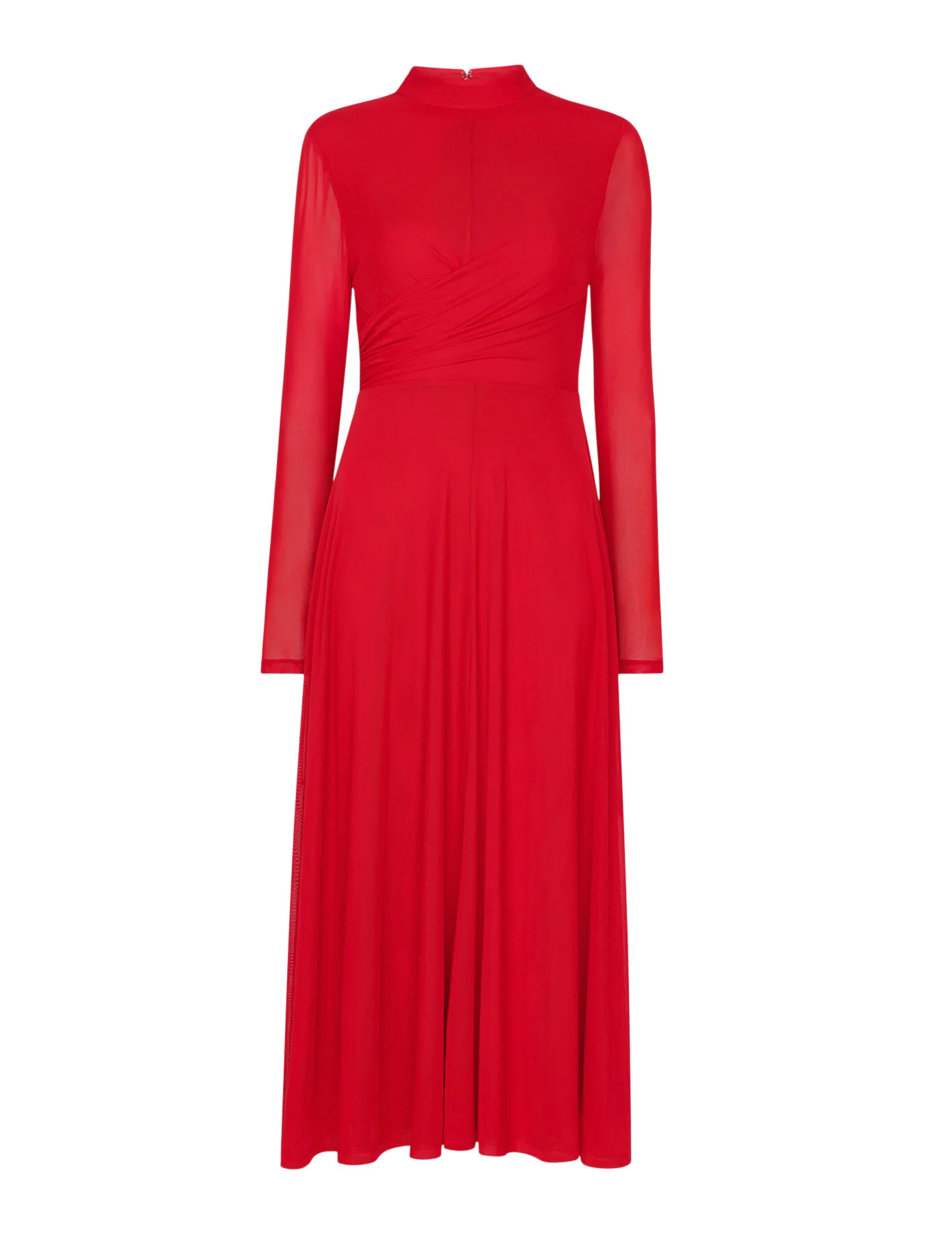 Arabella Ruched Mesh Dress