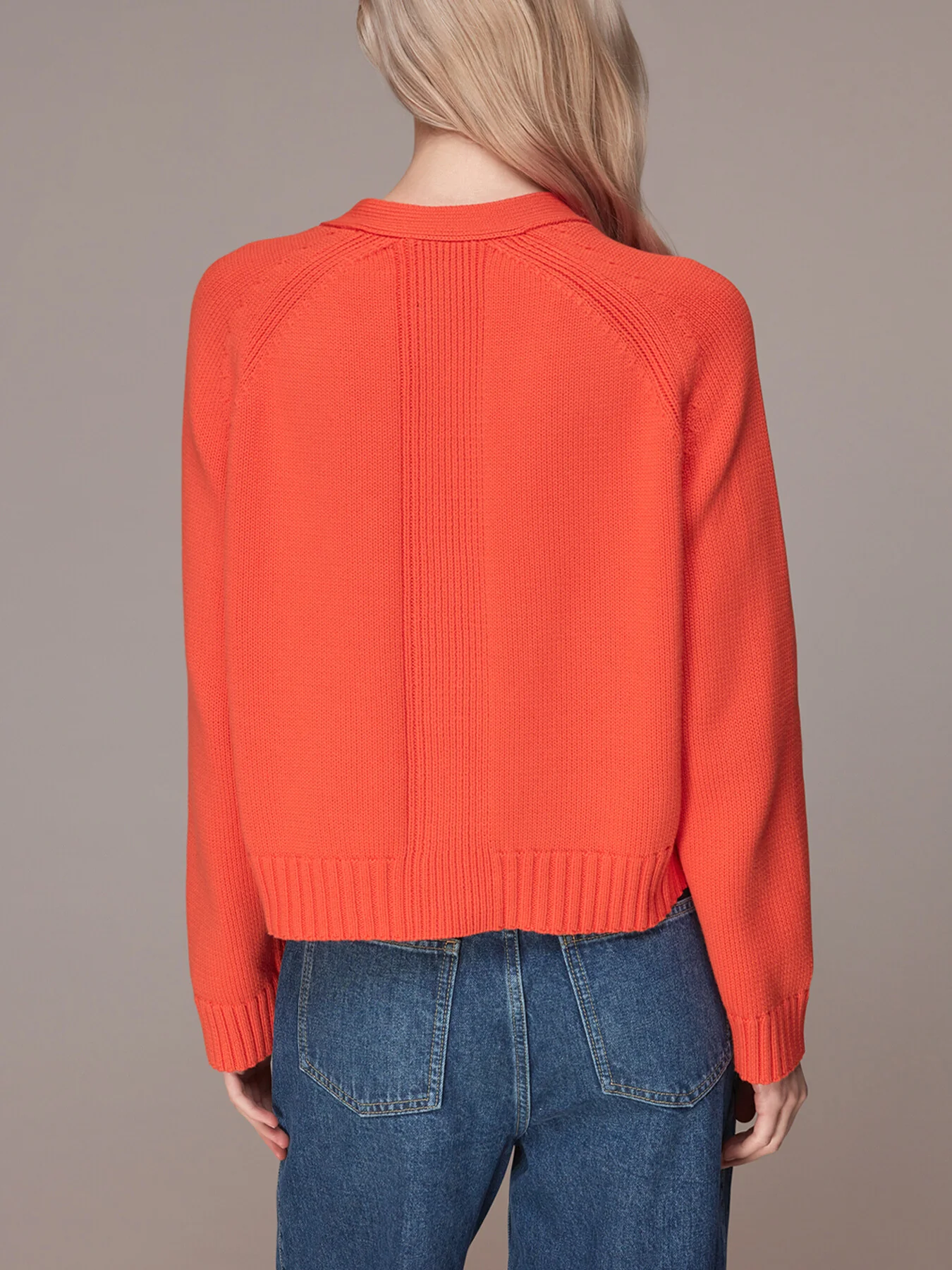 Karine Rib Detail Cardigan - Image 3