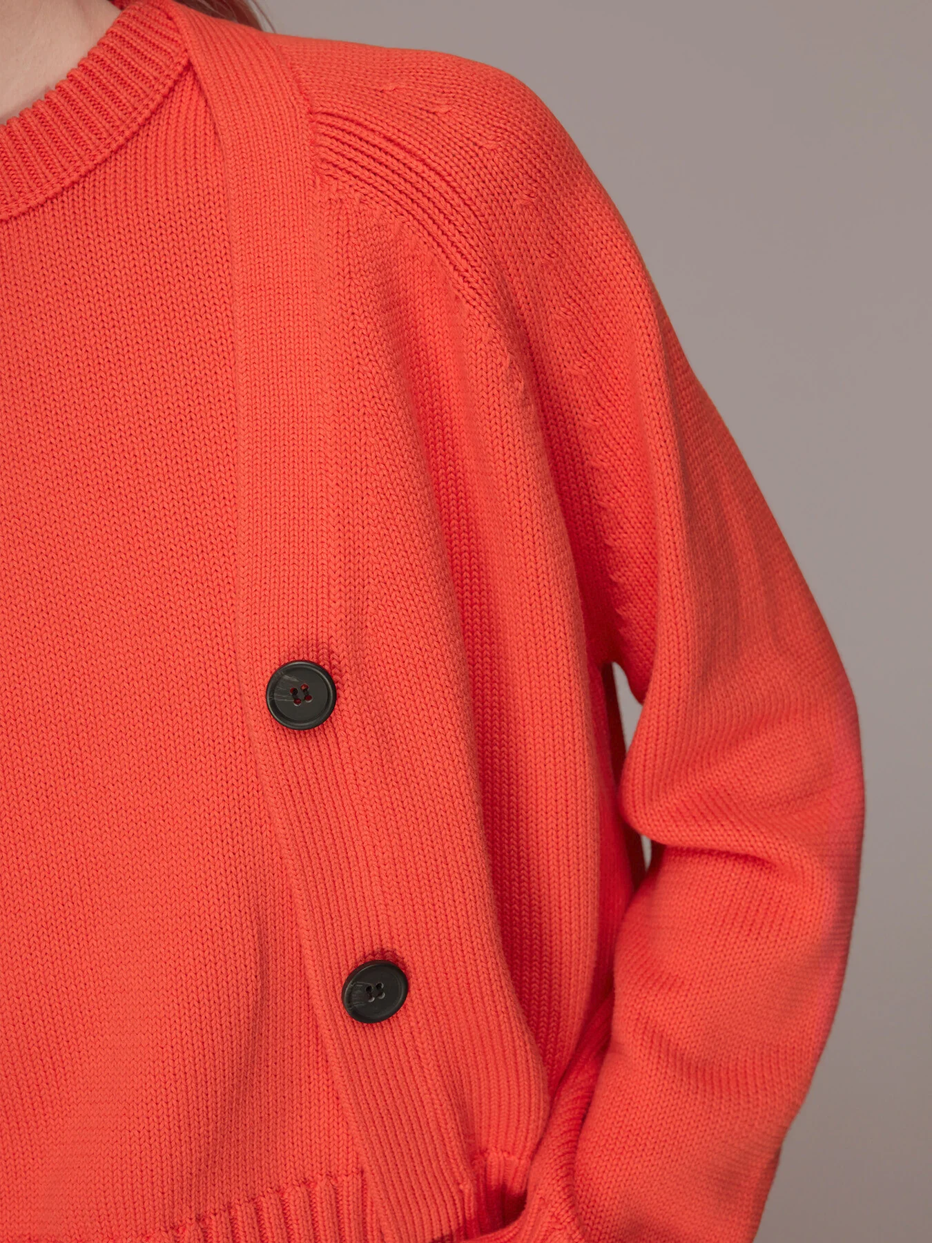 Karine Rib Detail Cardigan - Image 5
