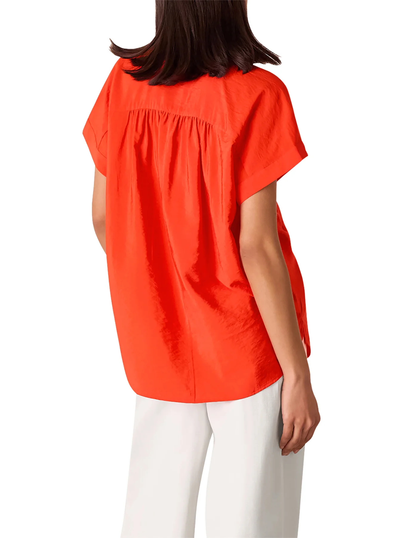 Red Nicola Button Through Shirt - Image 3