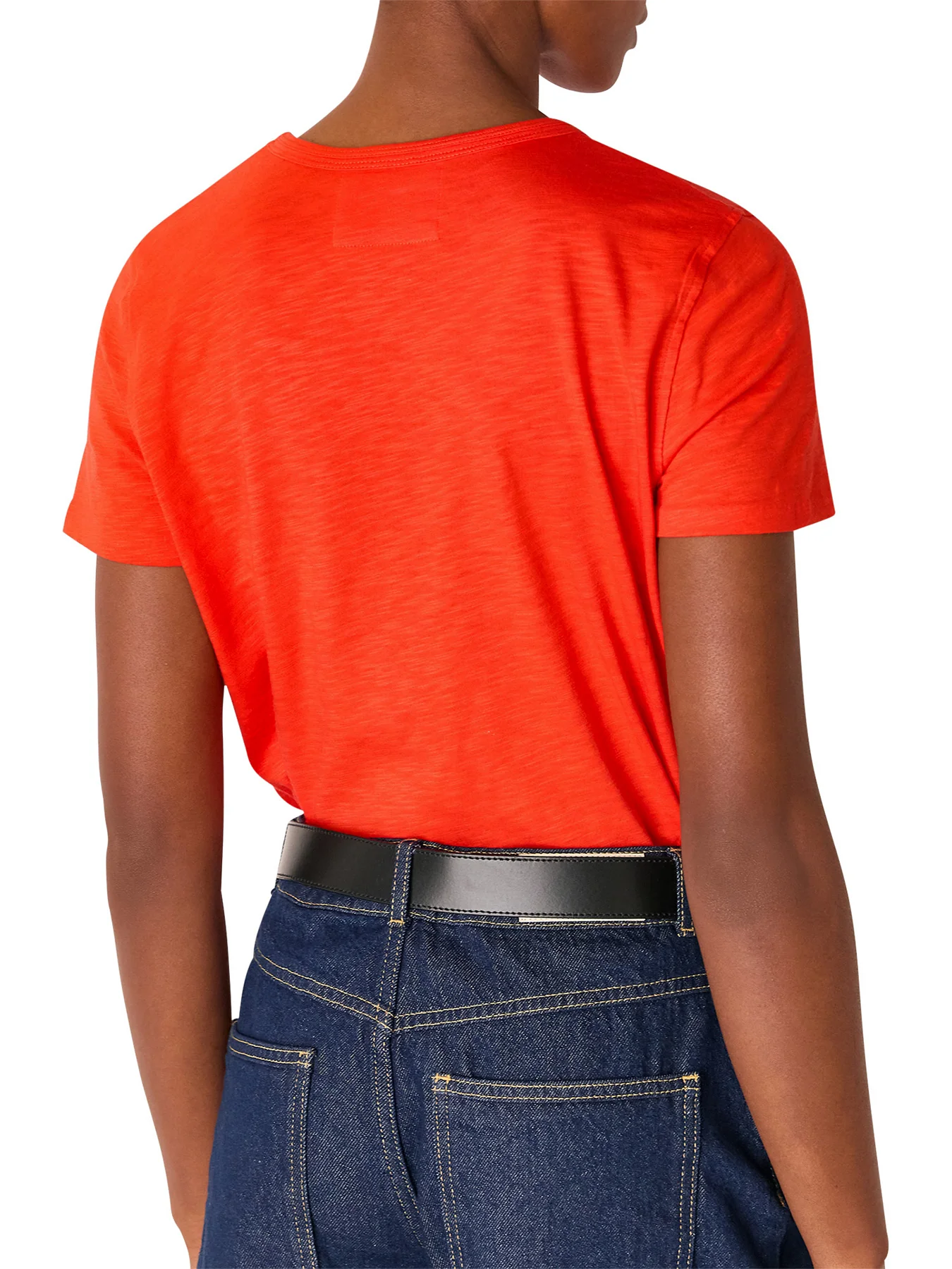 Red Posie Double Trim Tee - Image 3