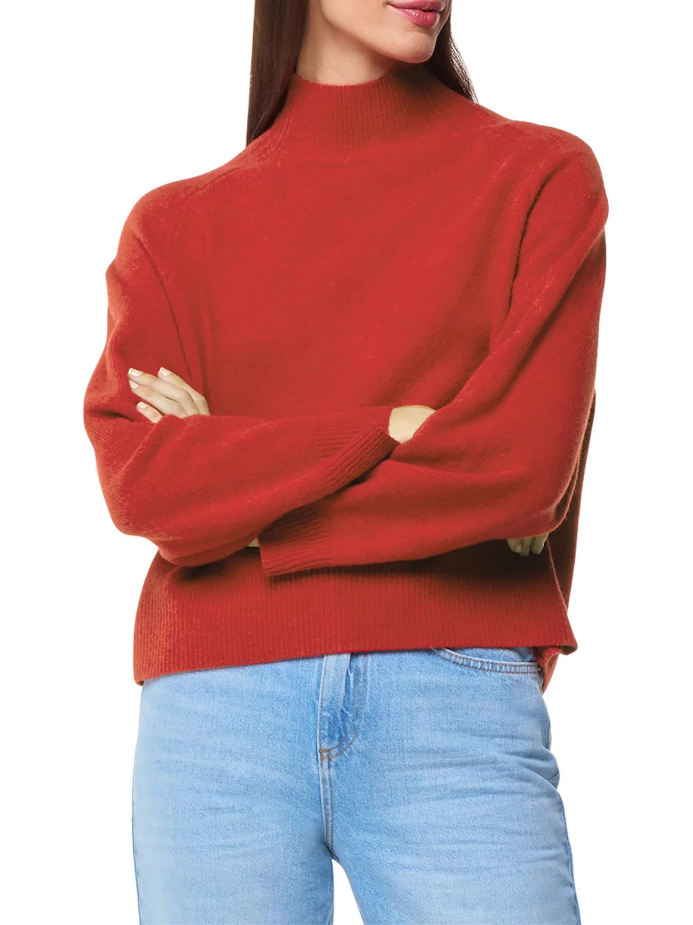 Wool Funnel Neck Knit - Image 2