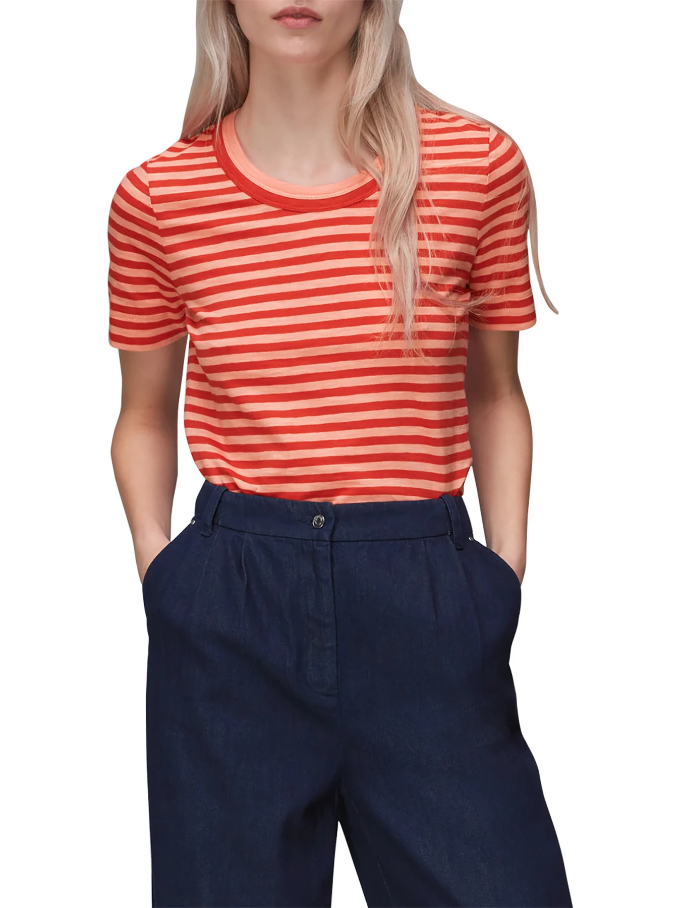 Rosa Double Trim Stripe Tshirt - Image 2