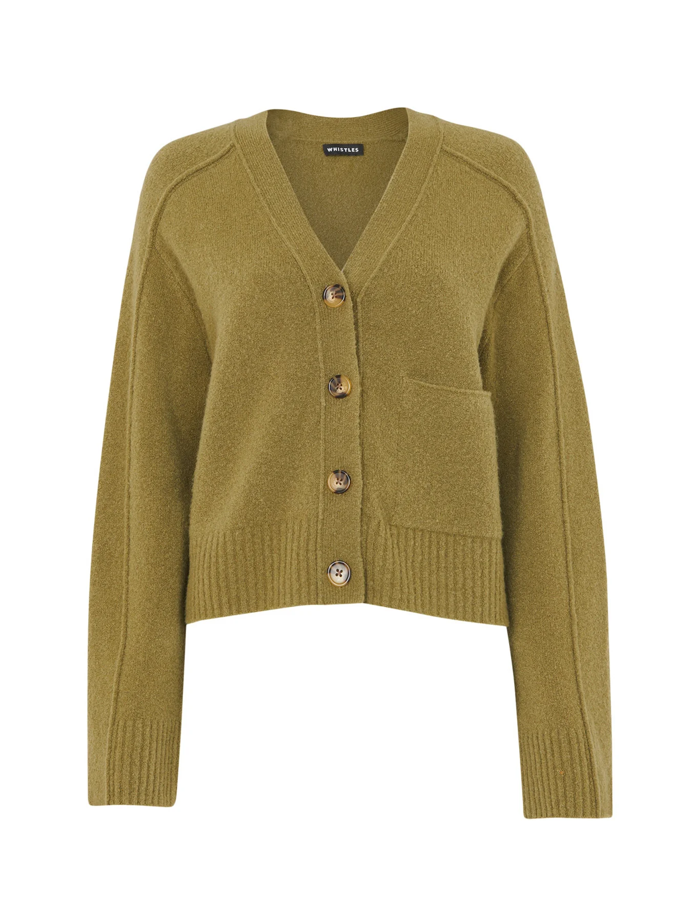 Wool Mix Pocket Cardigan