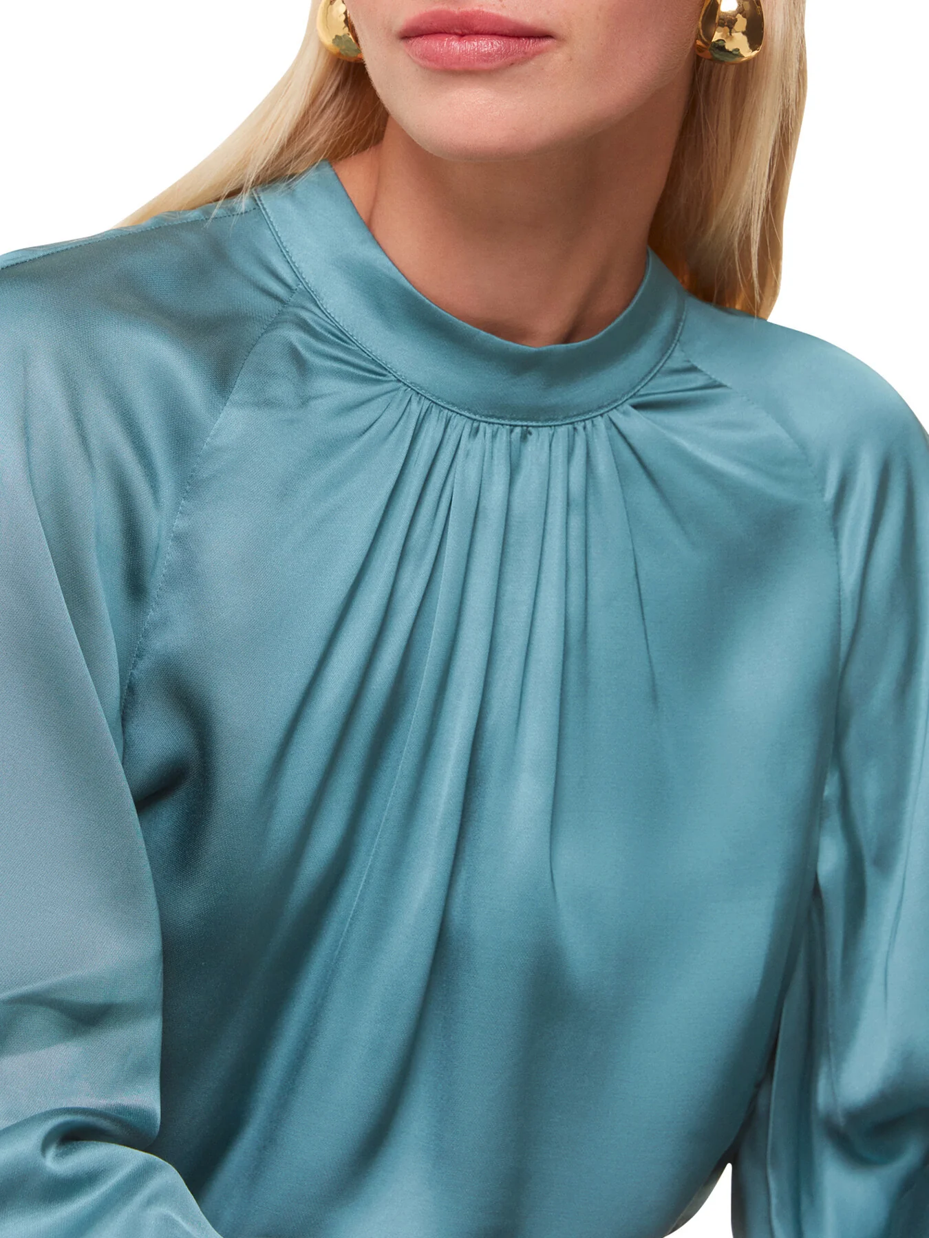 Lea Satin Blouse - Image 4