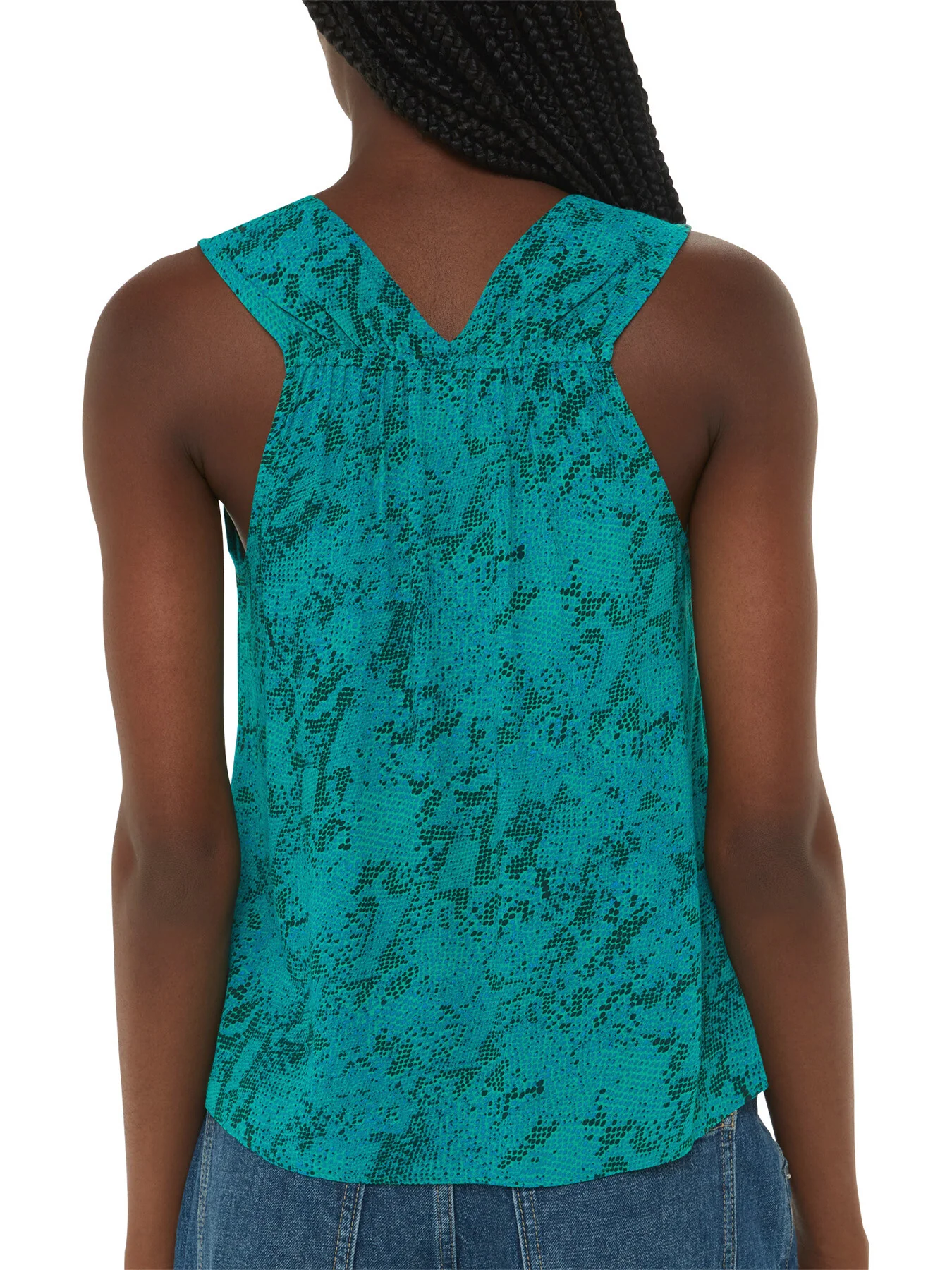 Diagonal Snake Vest Top - Image 3