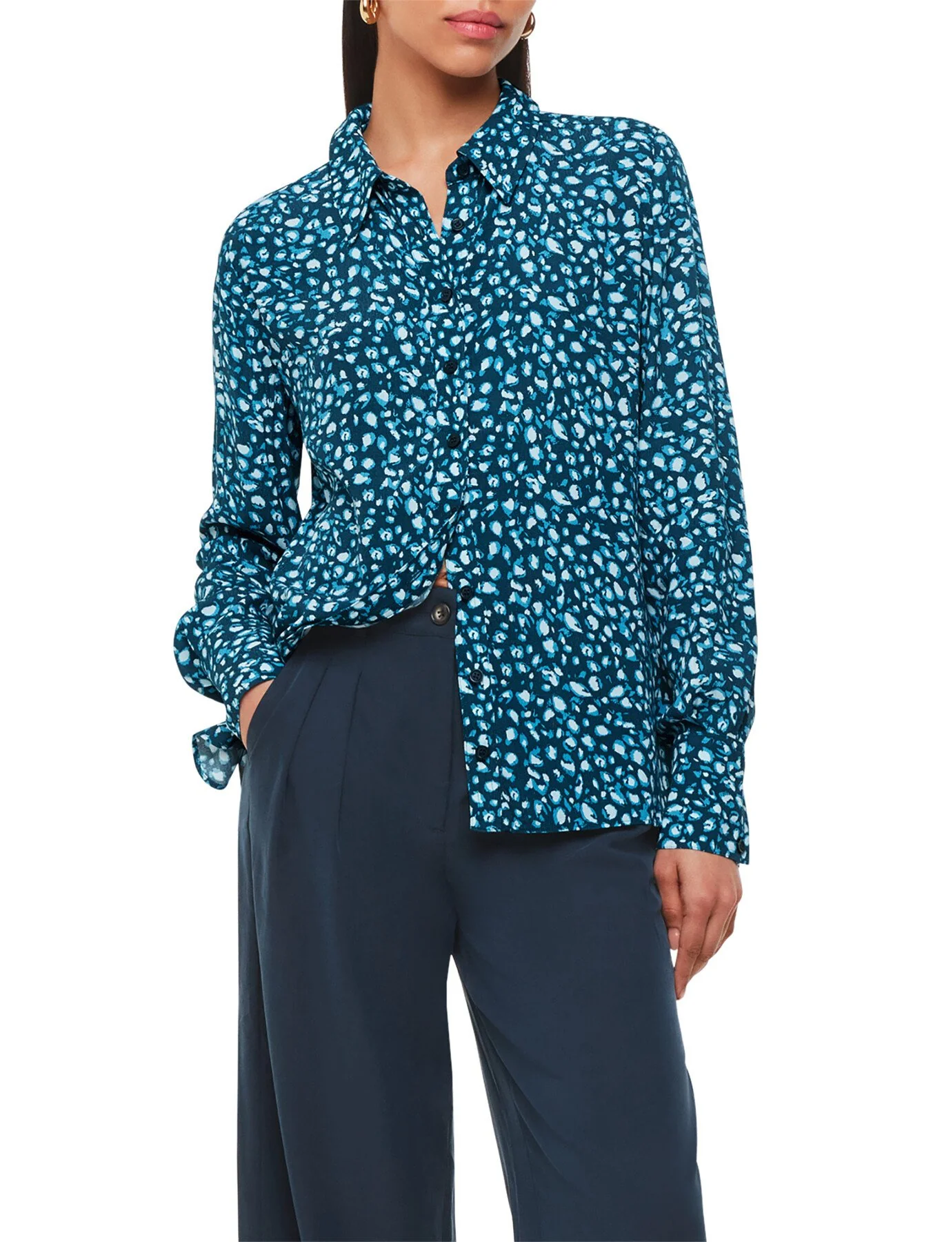 Pastel Leopard Print Shirt - Image 2