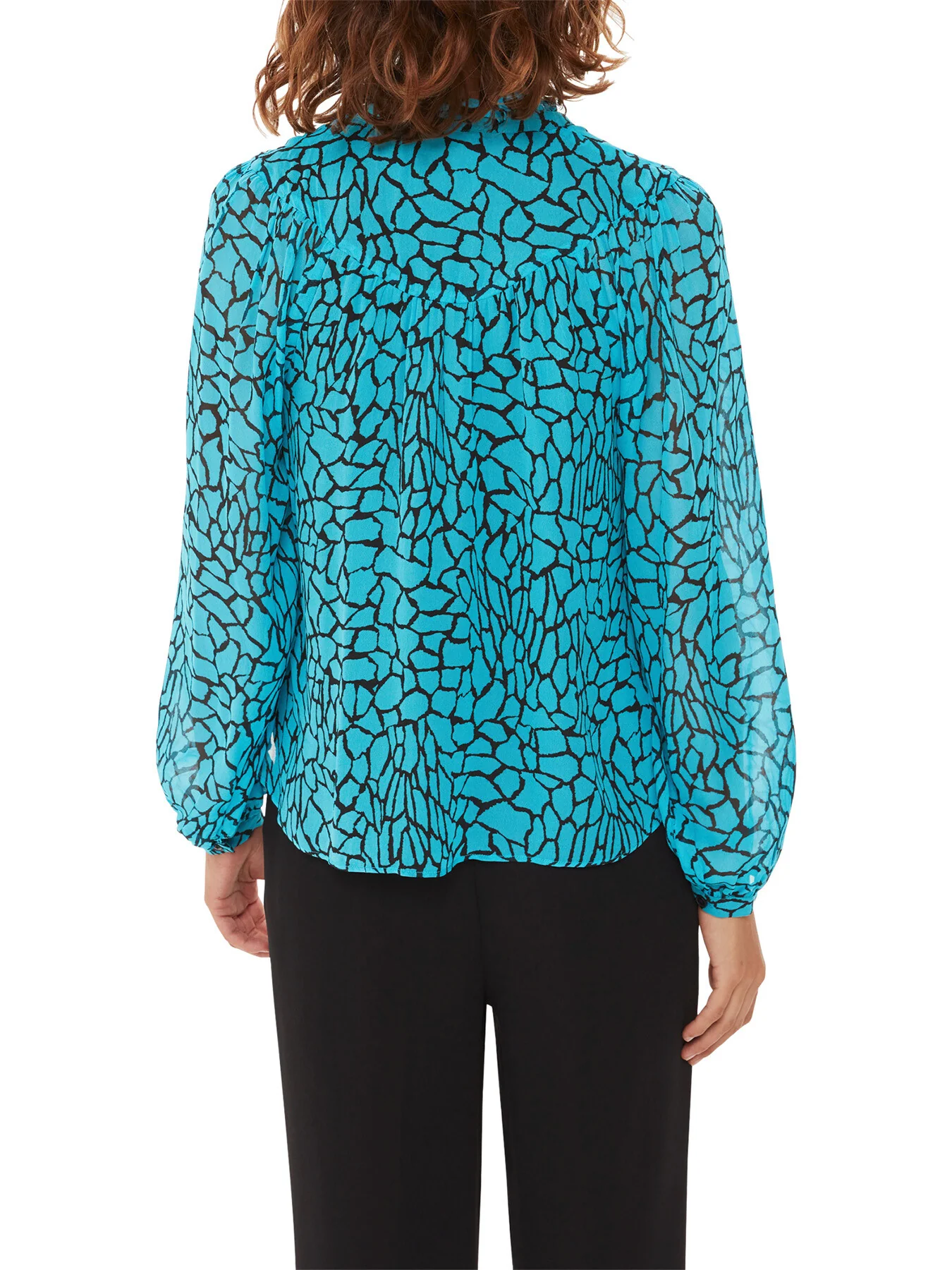 Terrazzo Button Front Blouse - Image 3