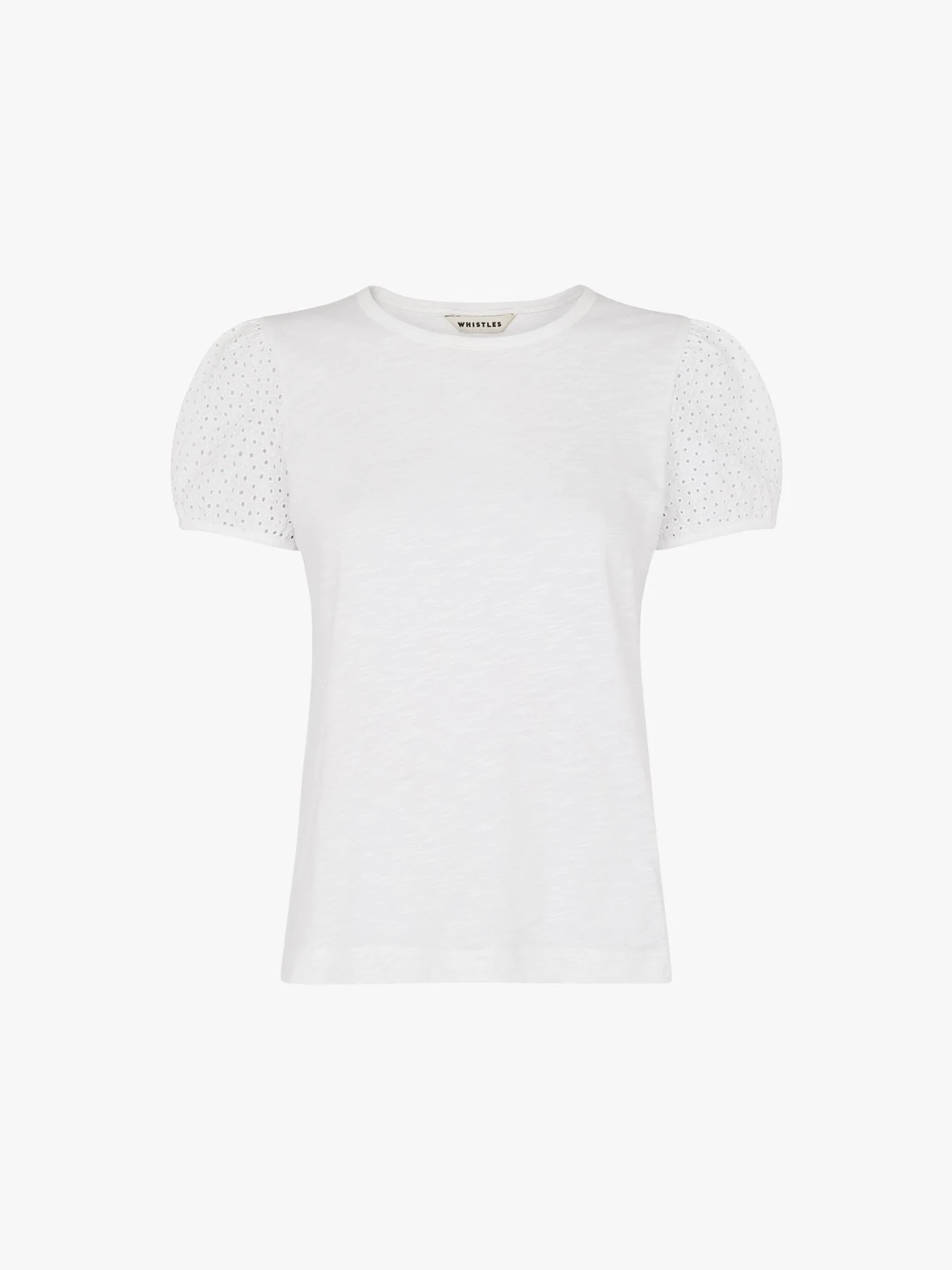 Broderie Puff Sleeve Top