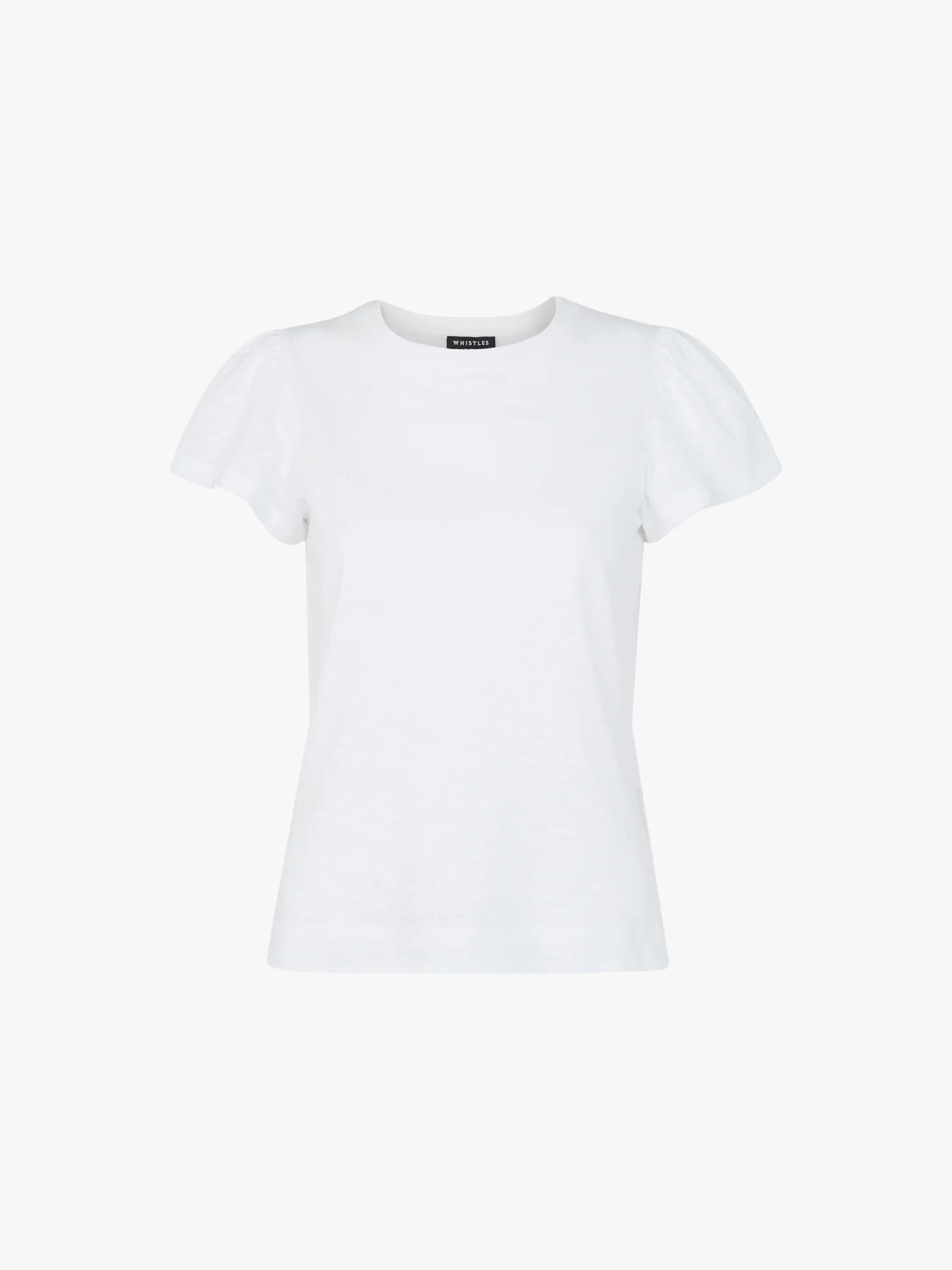 Cotton Frill Sleeve T Shirt