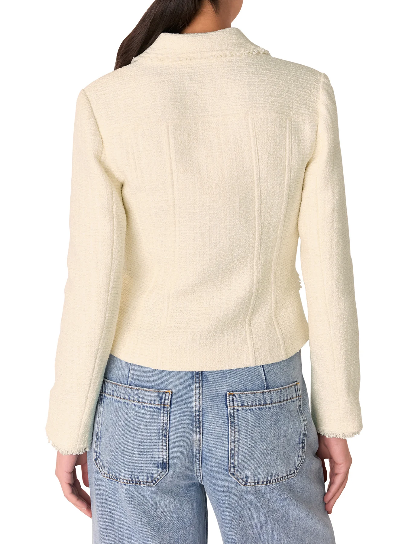 Ivory Lucie Boucle Jacket - Image 3