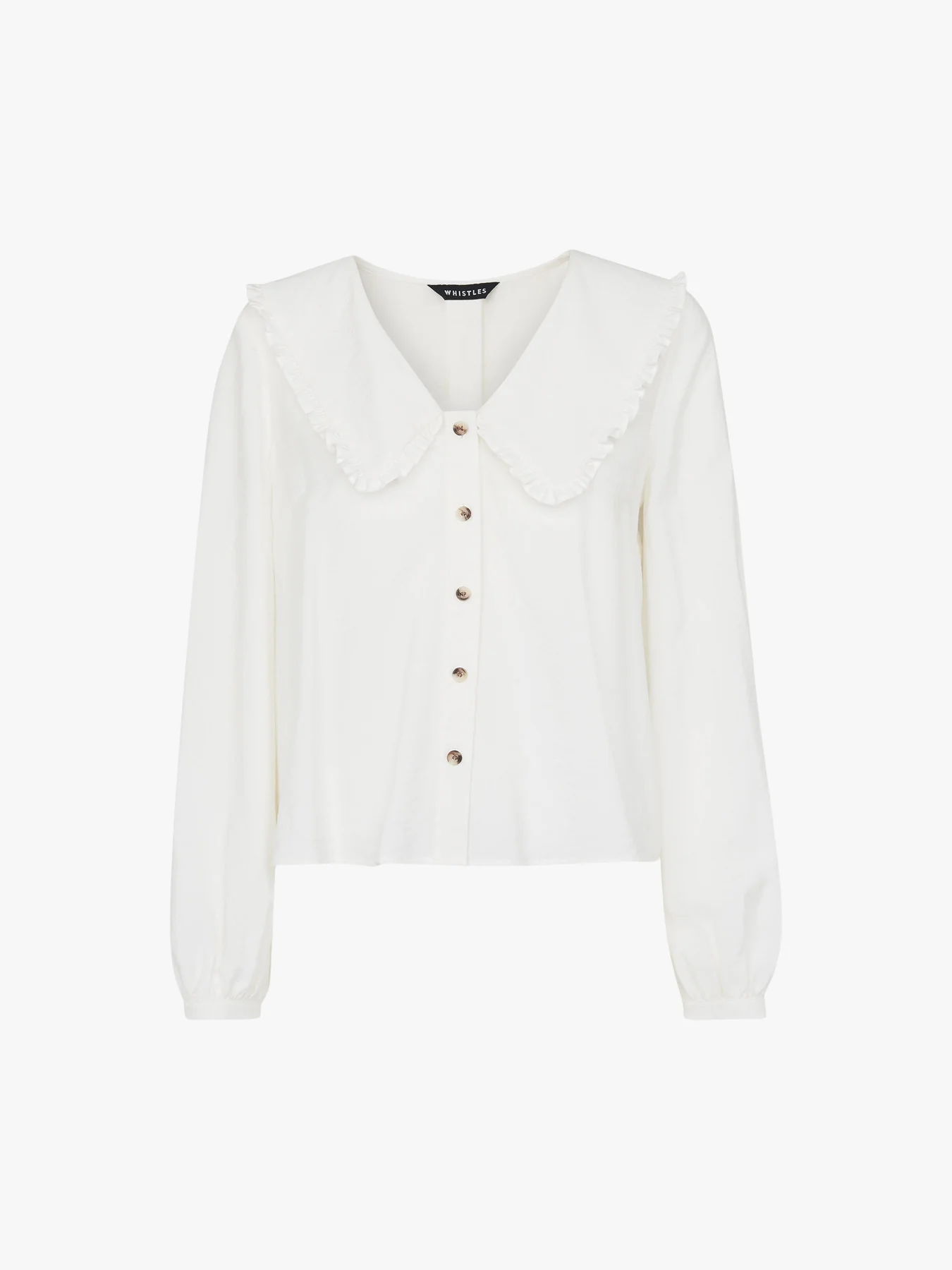 Oversized Collar Detail Top