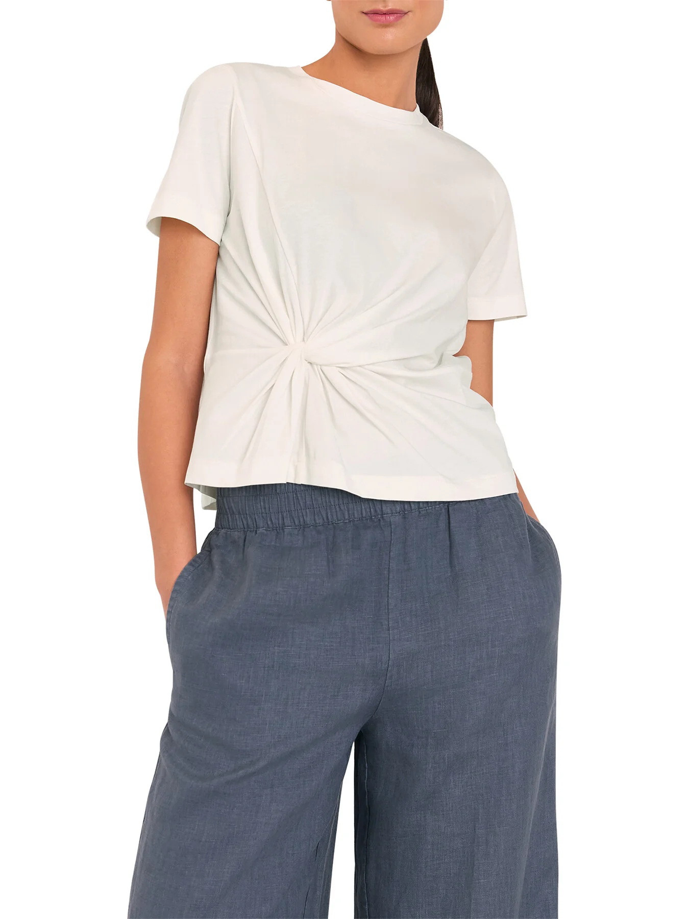 Twist Front Detail Tee - Image 2