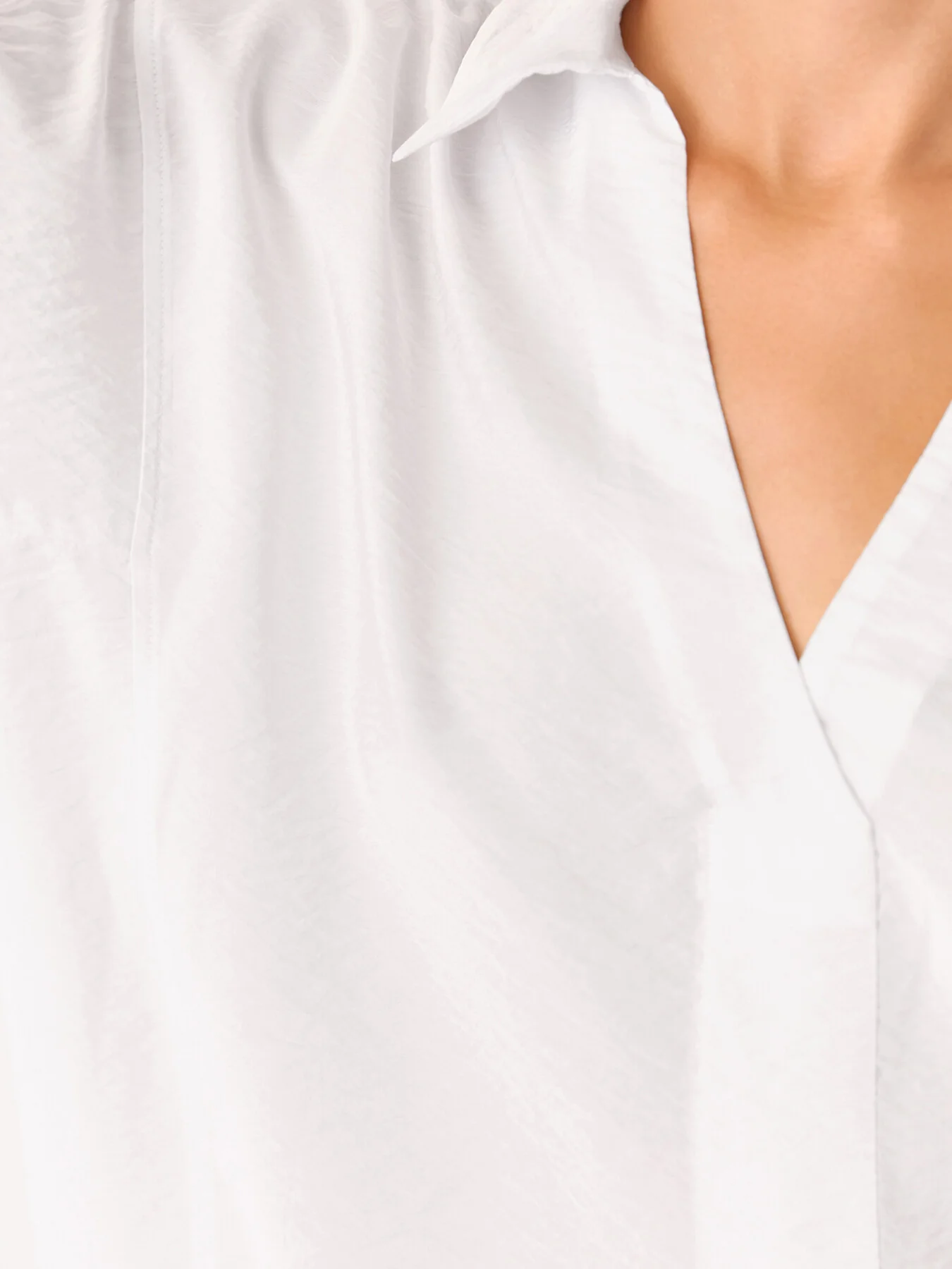 White Sasha Relaxed Shirt - Image 2