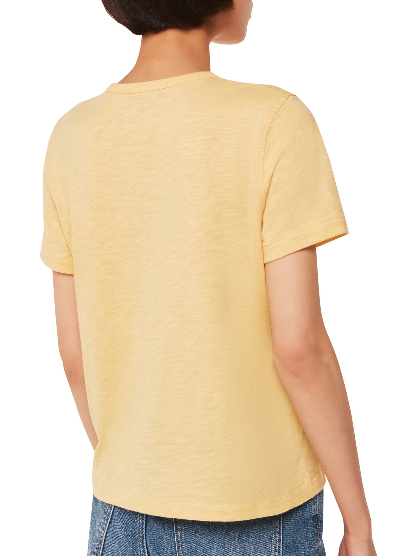 Isla Round Neck Button Tee - Image 3