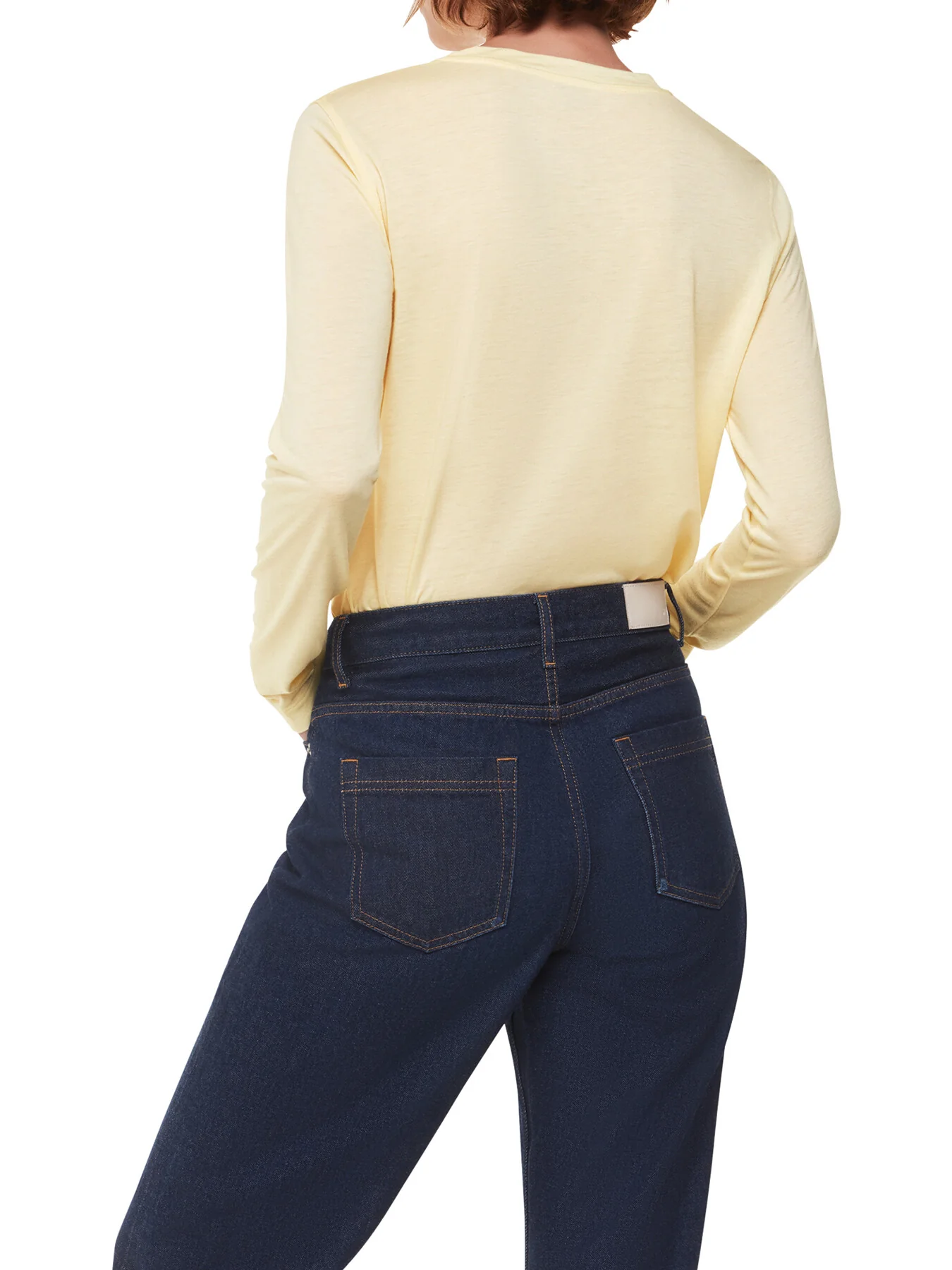 Wool Blend Crew Neck Top - Image 3