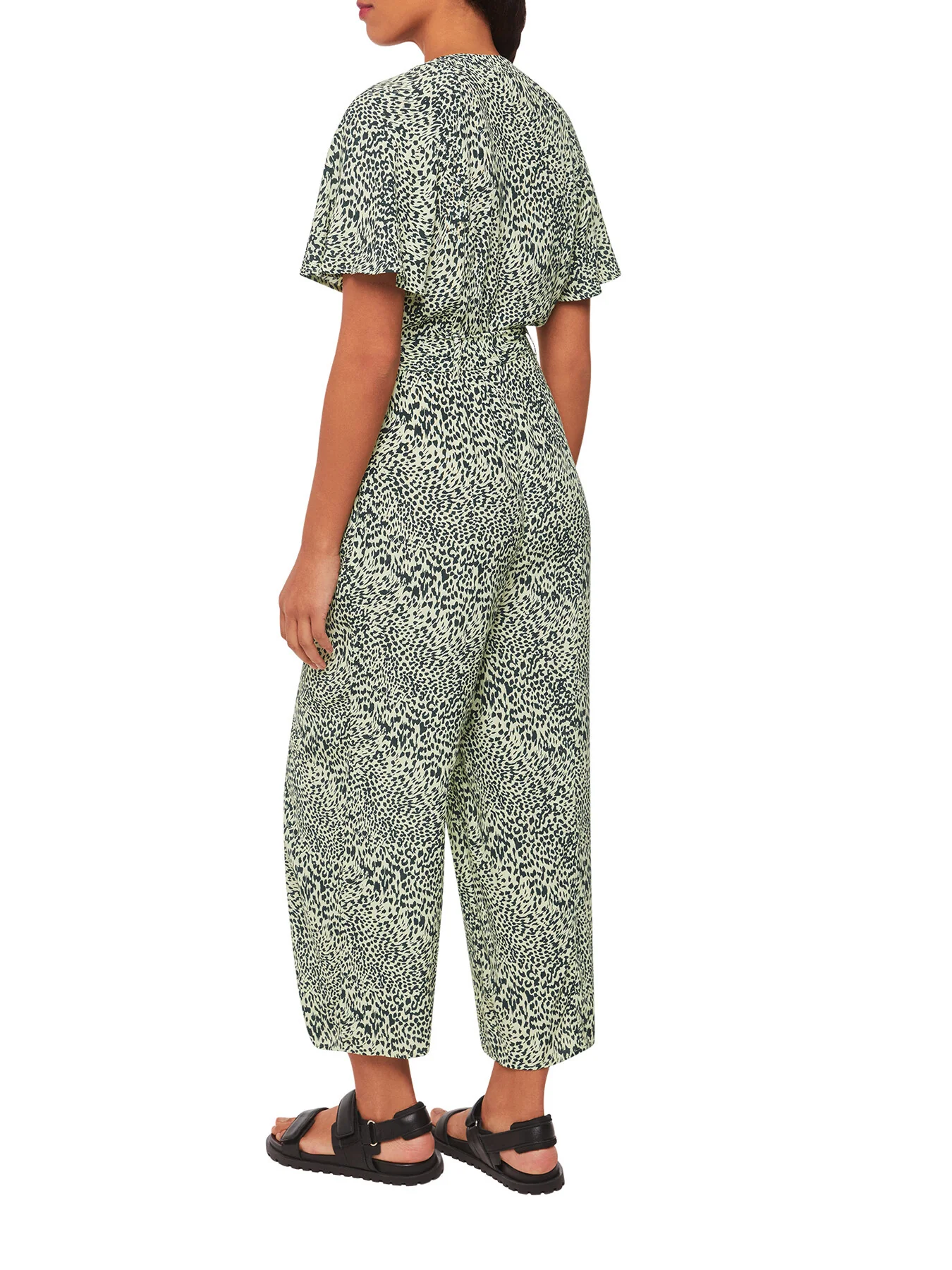 Diagonal Leopard Jumpsuit - Image 3
