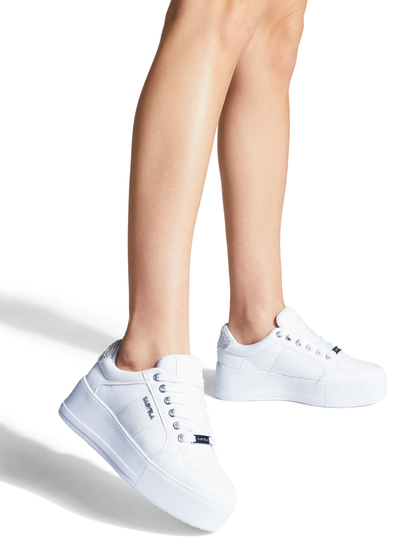 Jive Lace Up Trainers White - Image 2