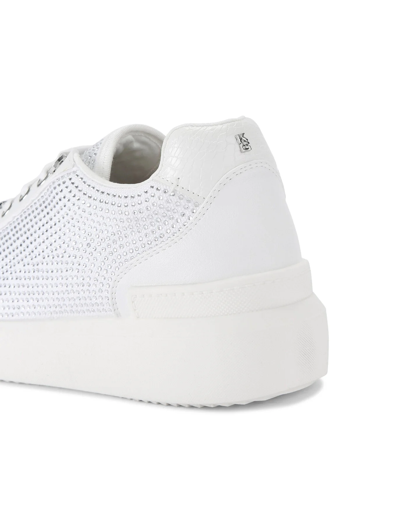 Lilia Fabric Lace Up Trainers - Image 3