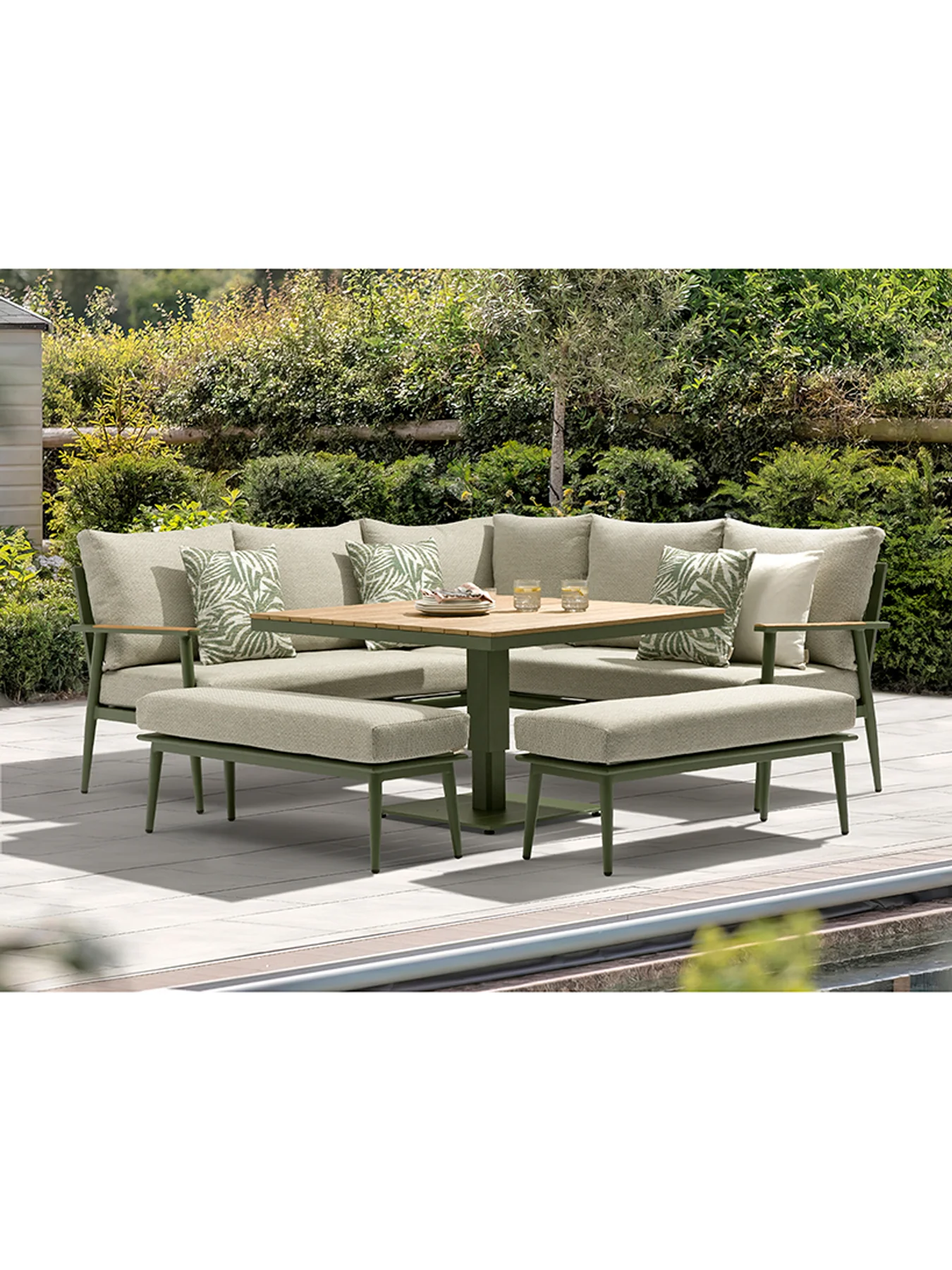 Wisley Garden Lounge Set Sage - Image 2