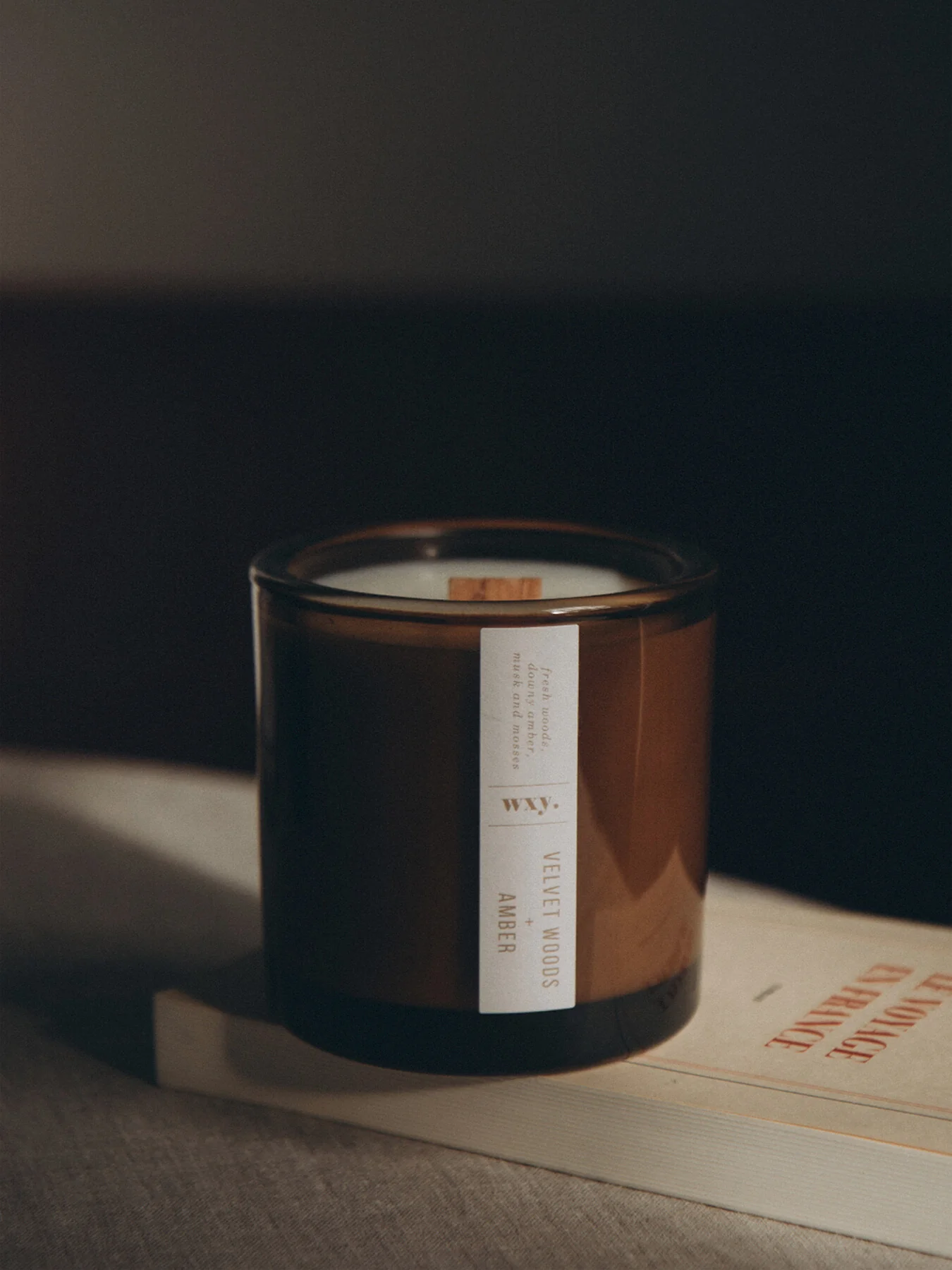 Velvet Woods & Amber Amber/ Umbra Candle 350g - Image 2