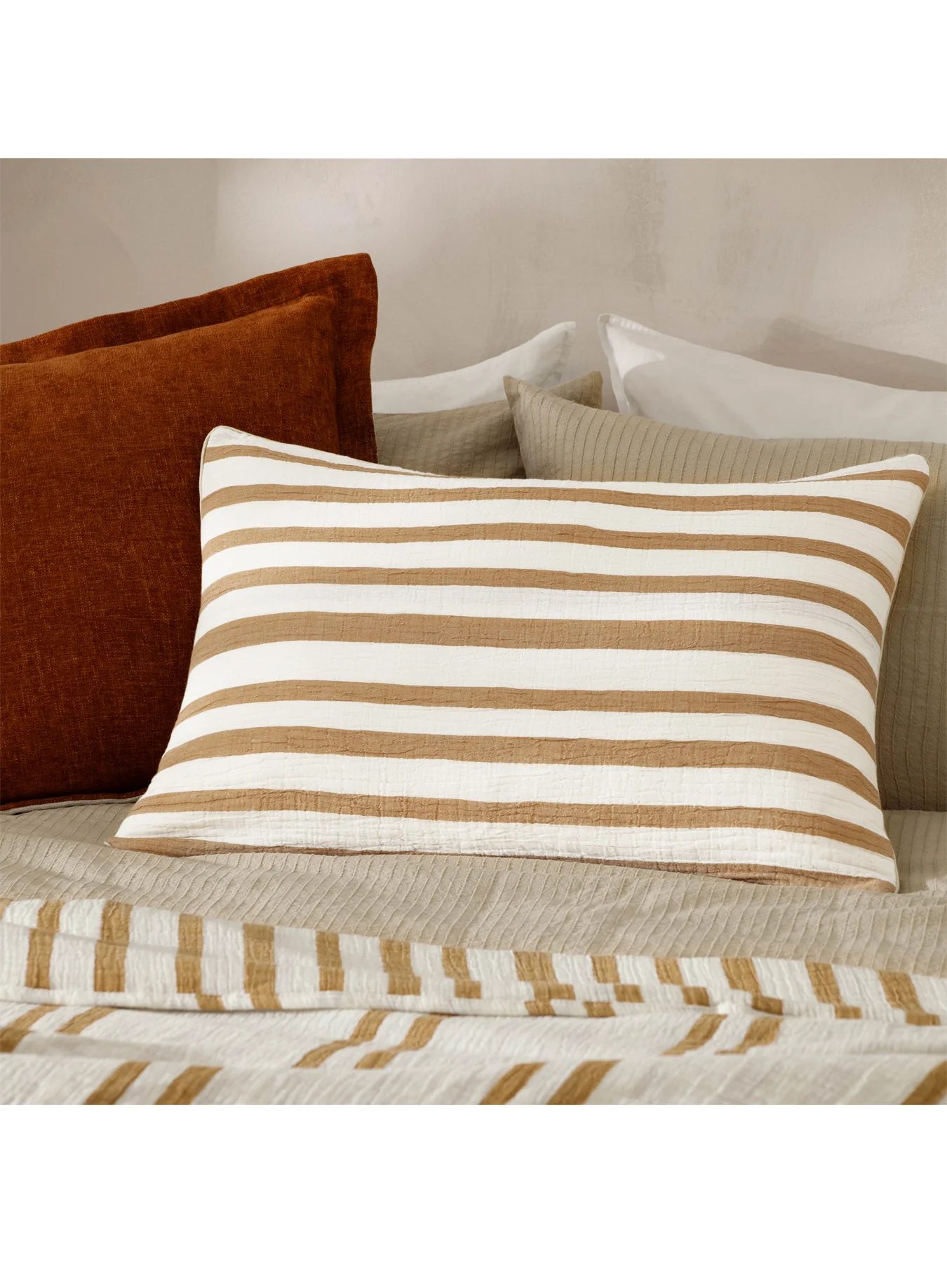 Woven Stripe Cushion 40 x 60cm - Image 4
