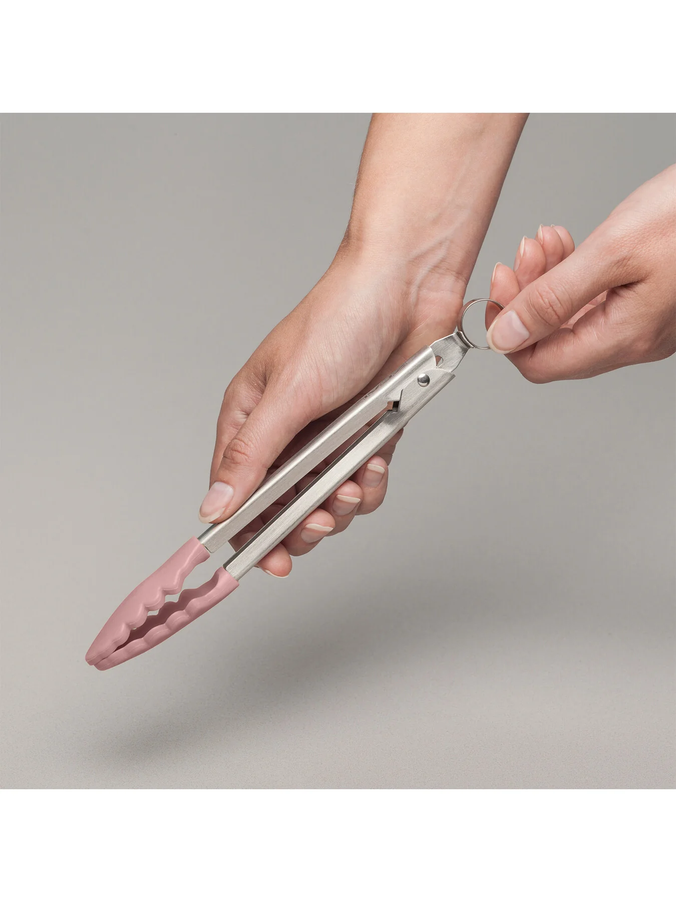 Silicone Mini Tongs with Stainless Steel Handle - Image 2