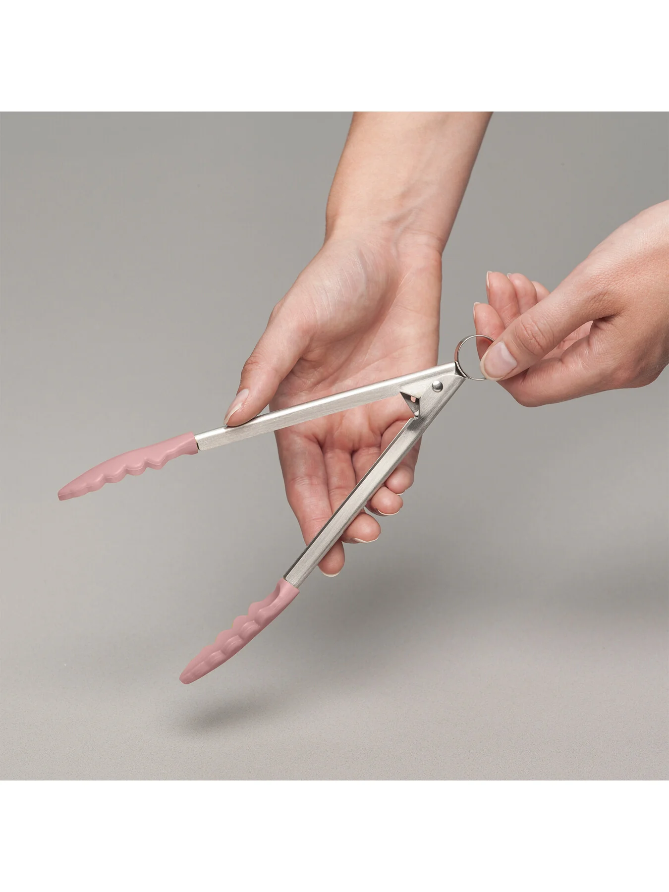 Silicone Mini Tongs with Stainless Steel Handle - Image 4