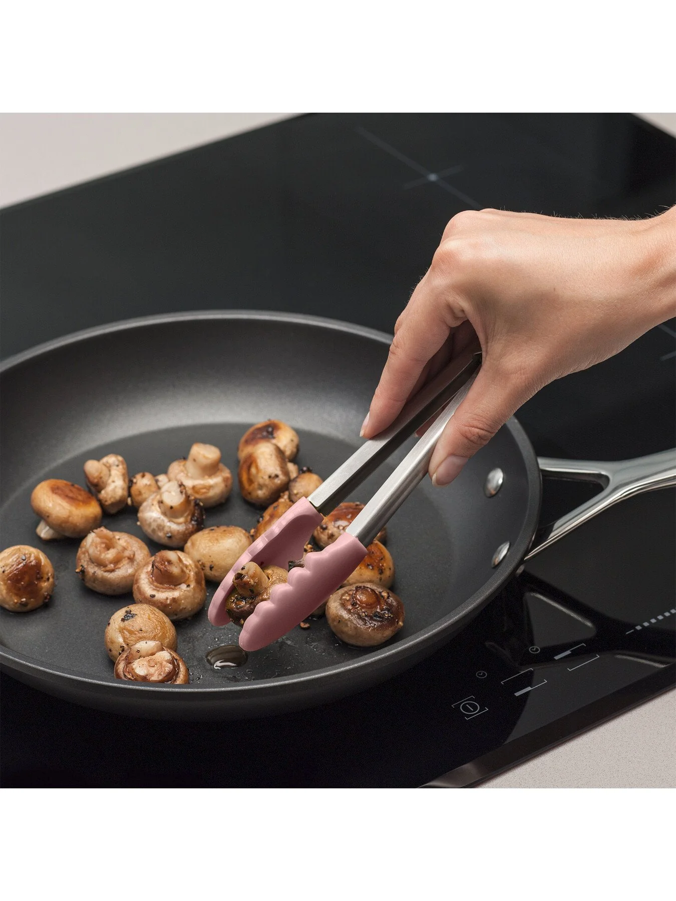 Silicone Mini Tongs with Stainless Steel Handle - Image 5