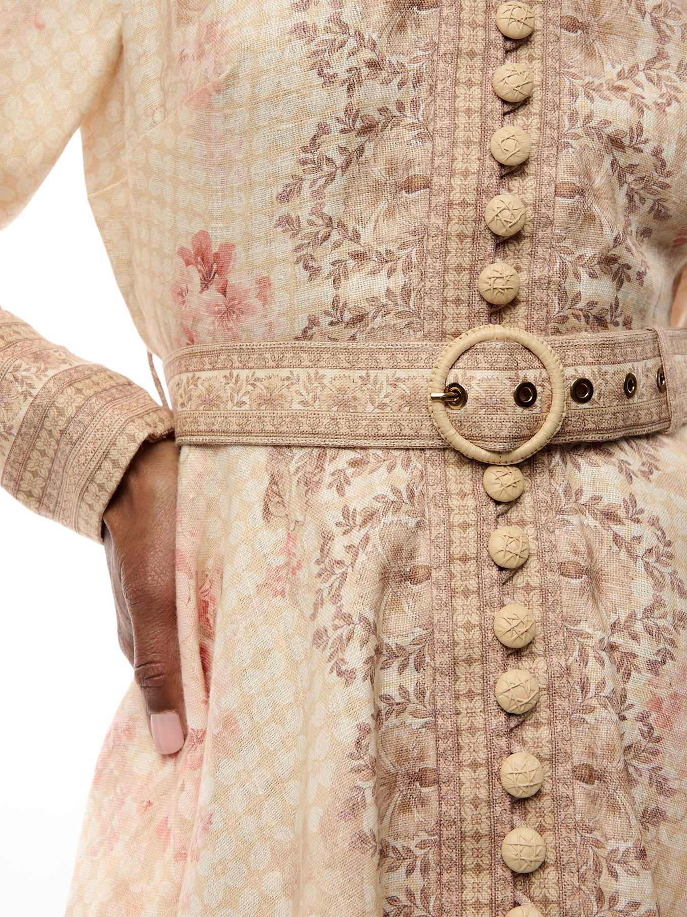 Illuminate Buttoned Mini Dress - Image 3