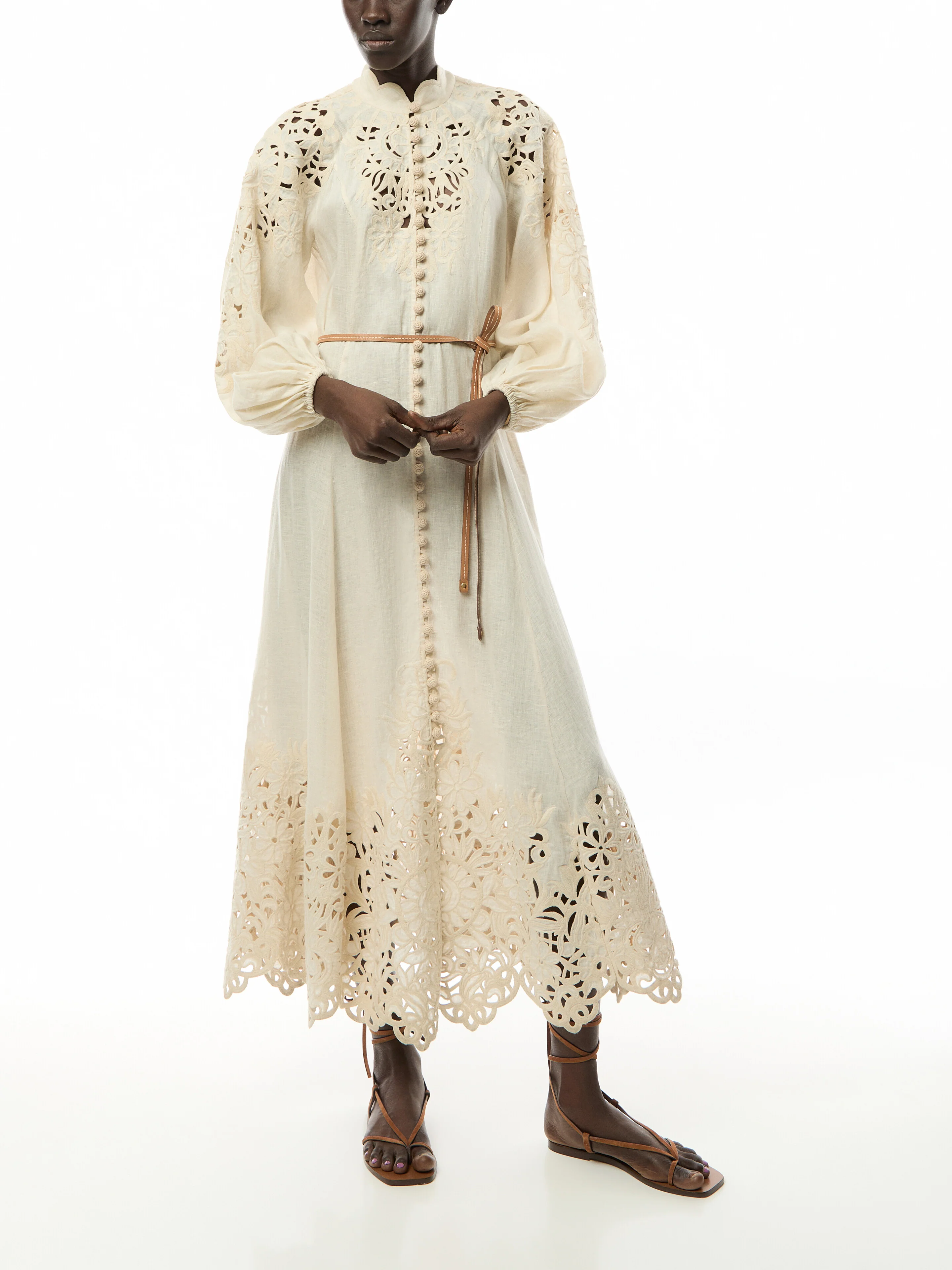 Wylie Embroidered Billow Dress - Image 2