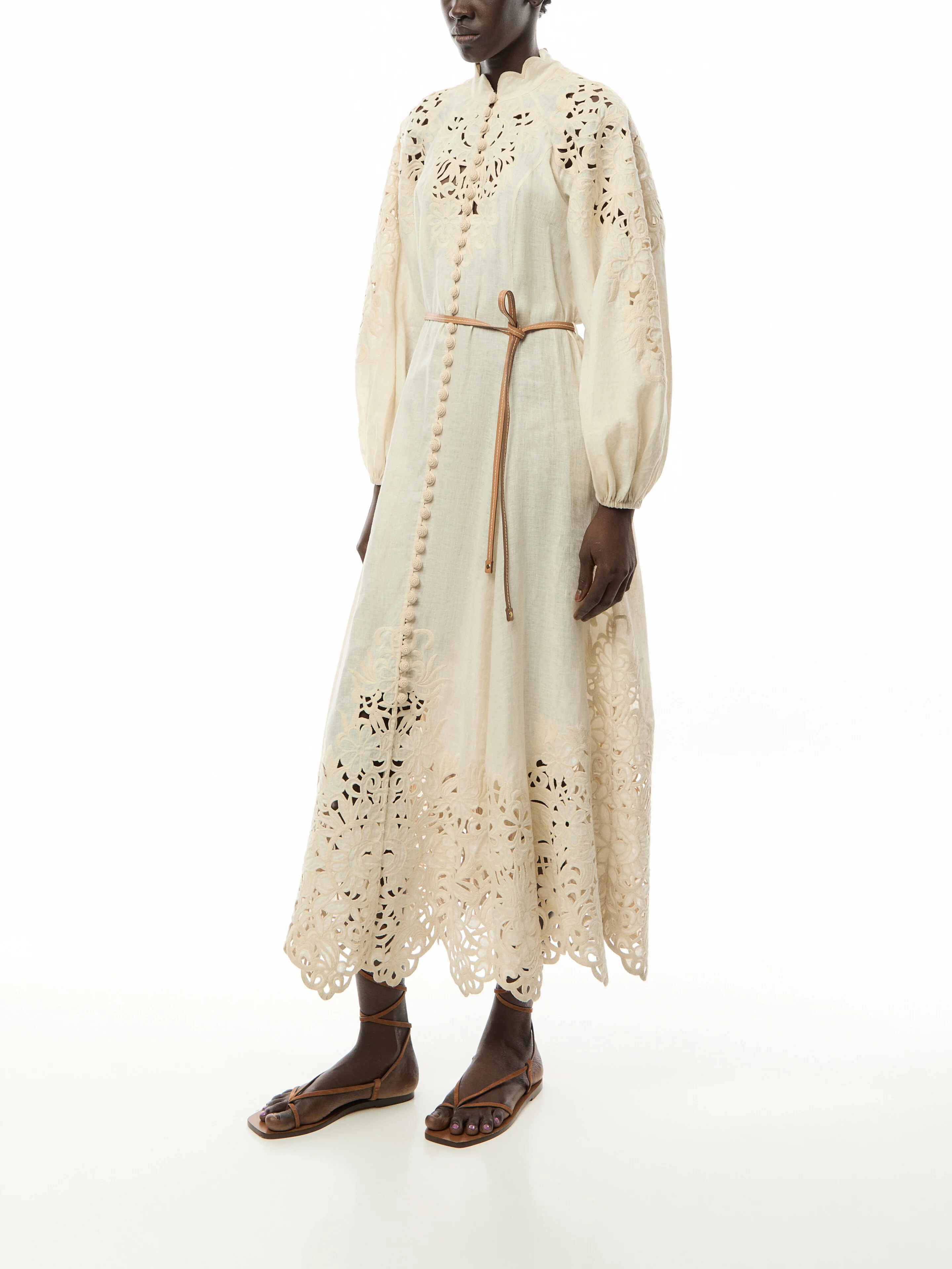 Wylie Embroidered Billow Dress - Image 4