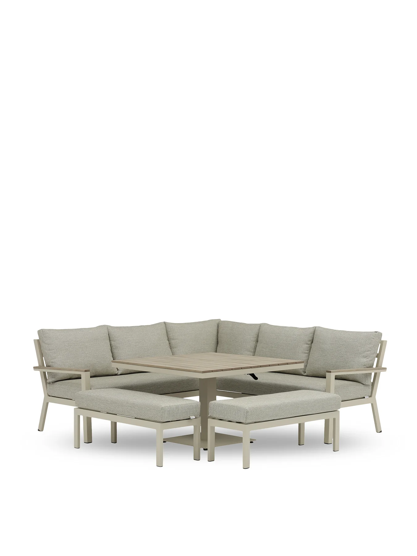 Zurich Garden Lounge Dining Set Mocha