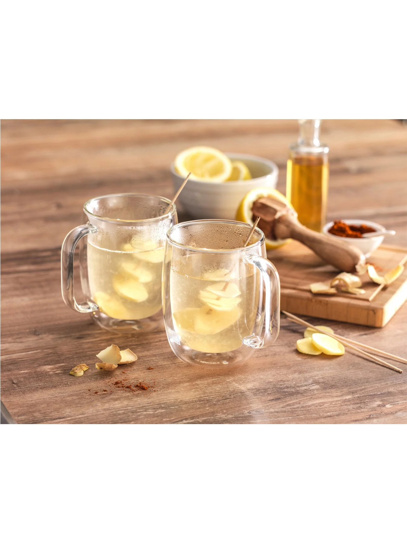 Sorrento Double Walled Coffee Glasses Set of 2 - Image 2
